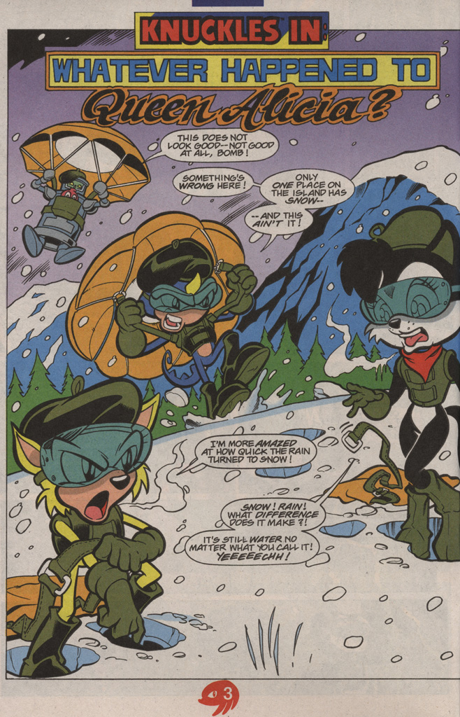 Read online Knuckles the Echidna comic -  Issue #19 - 6