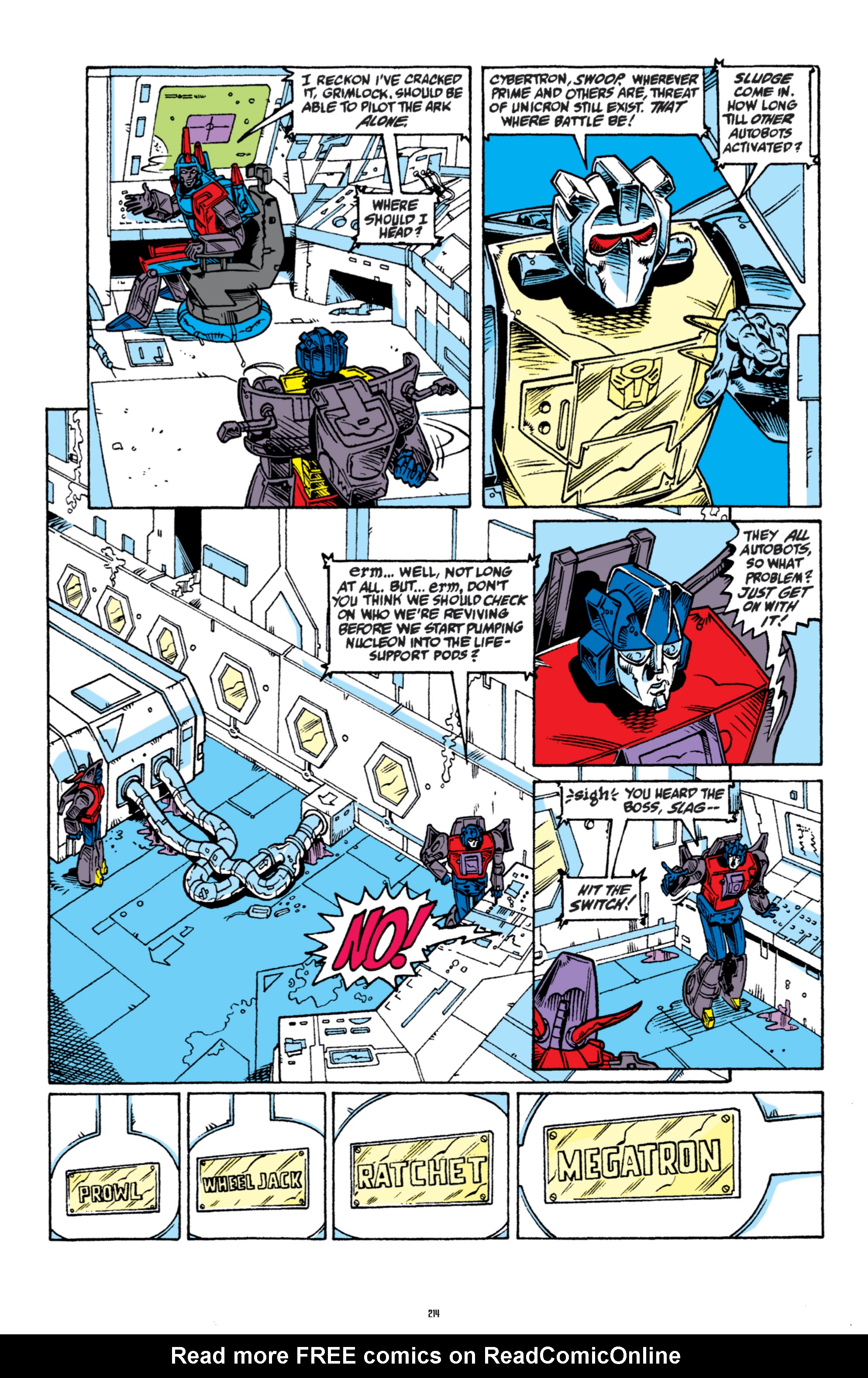 Read online The Transformers Classics comic -  Issue # TPB 6 - 212