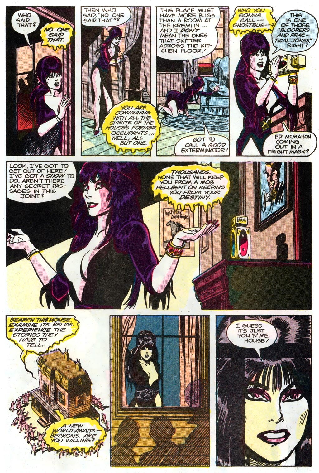 Read online Elvira's House of Mystery comic -  Issue #1 - 5