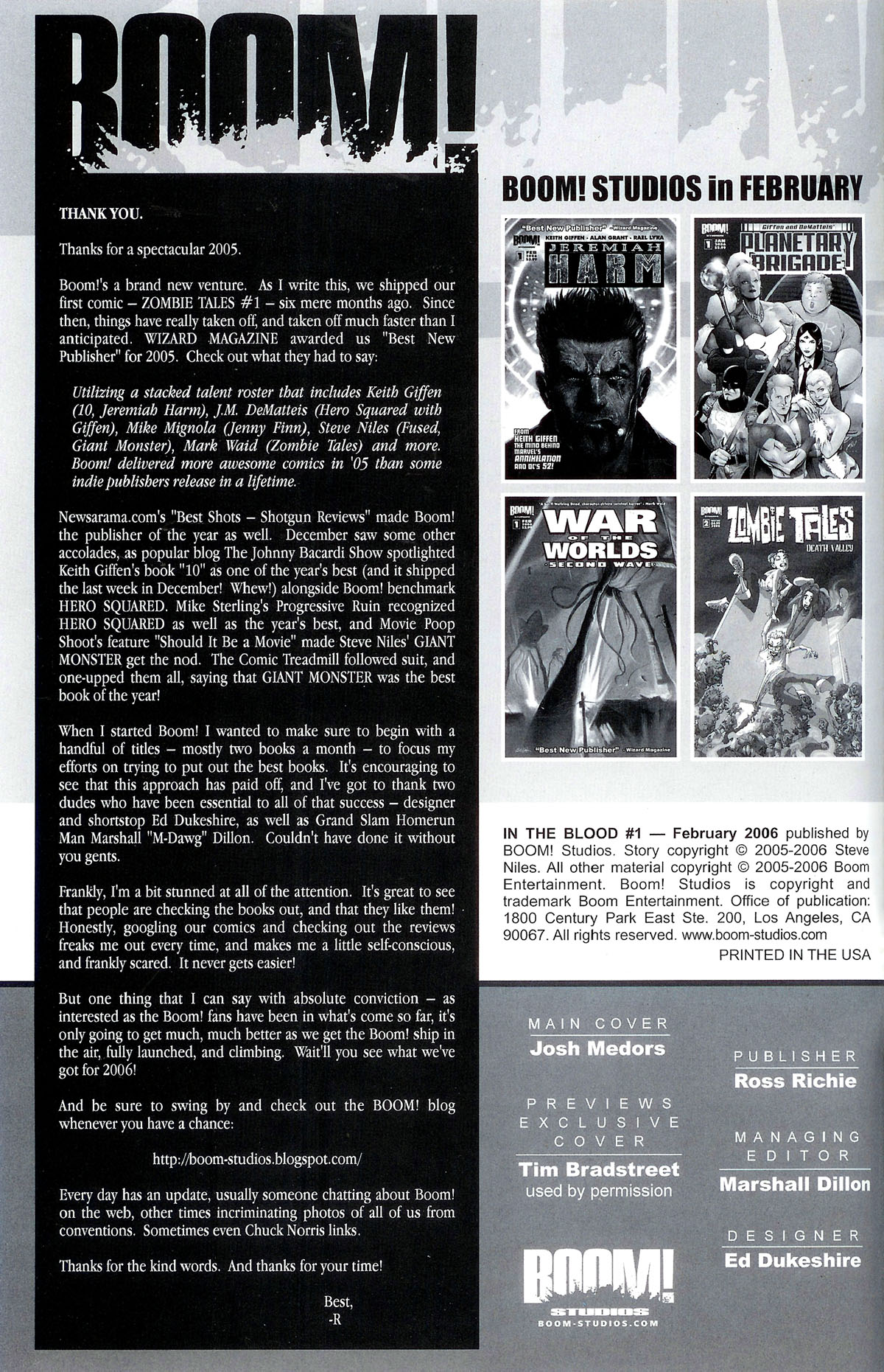 Read online In The Blood comic -  Issue # Full - 2