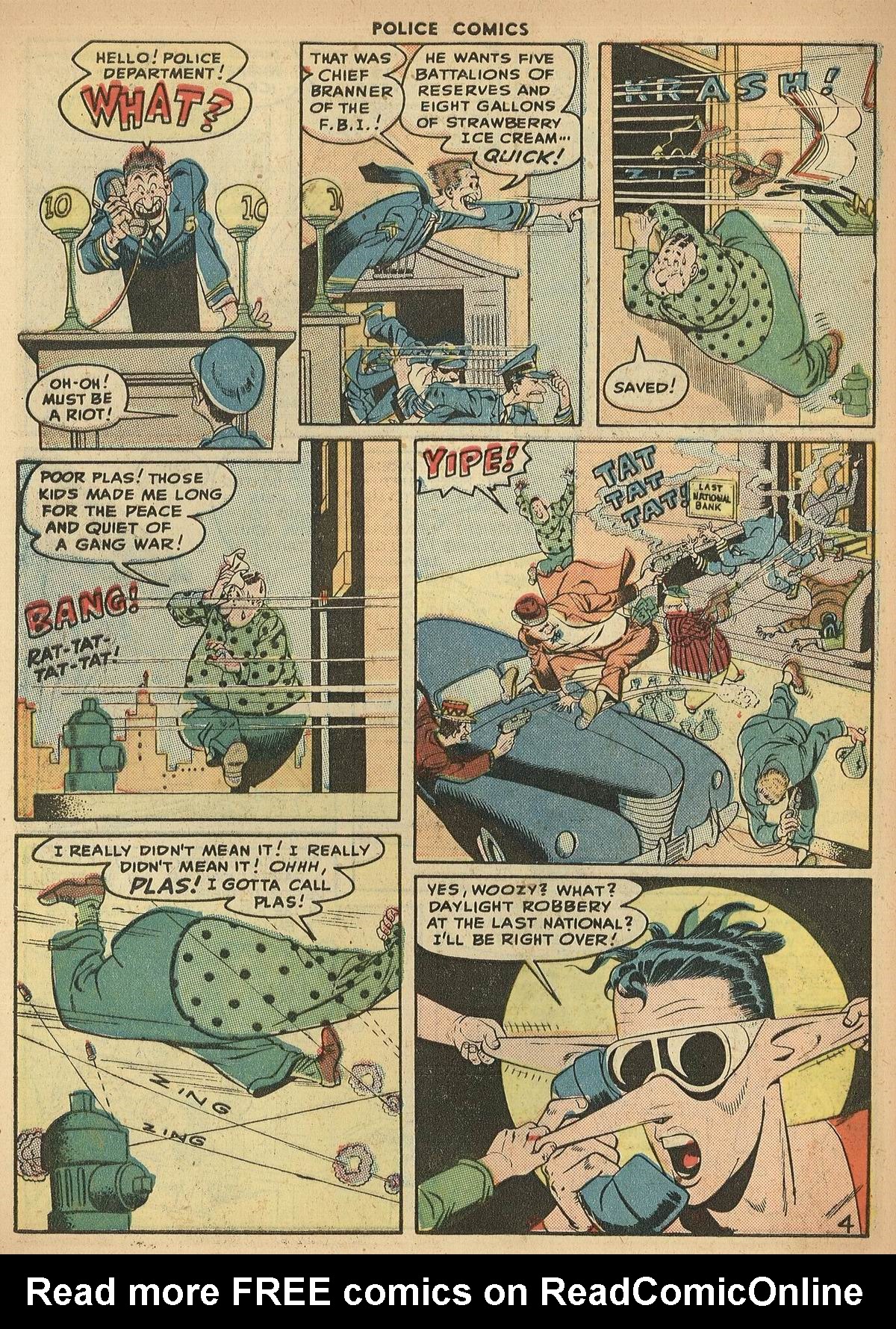 Read online Police Comics comic -  Issue #67 - 6