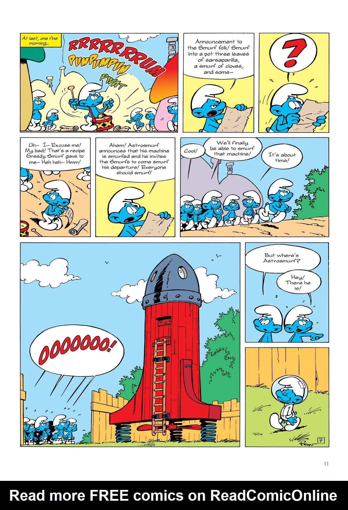 Read online The Smurfs comic -  Issue #7 - 11