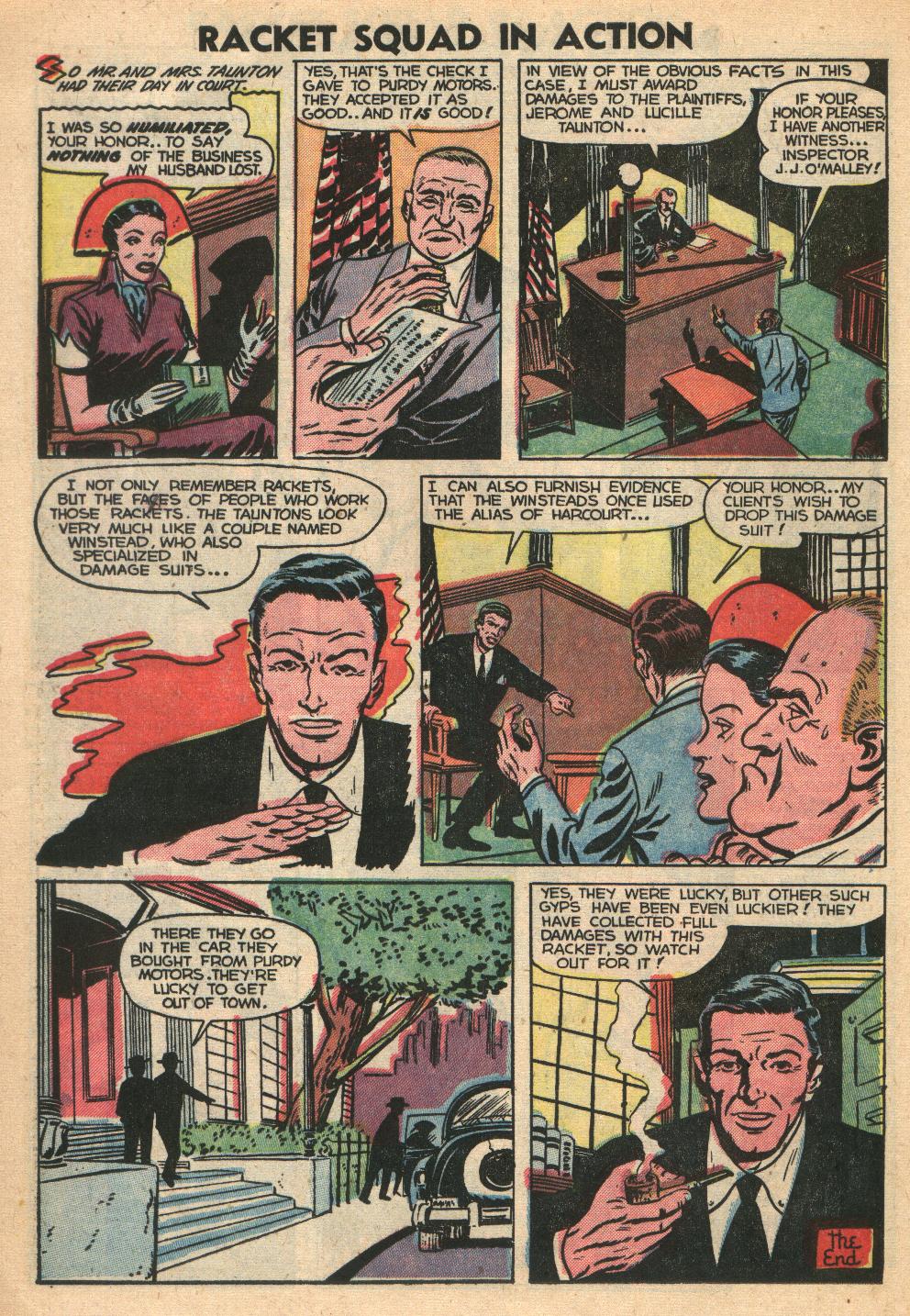 Read online Racket Squad in Action comic -  Issue #6 - 16