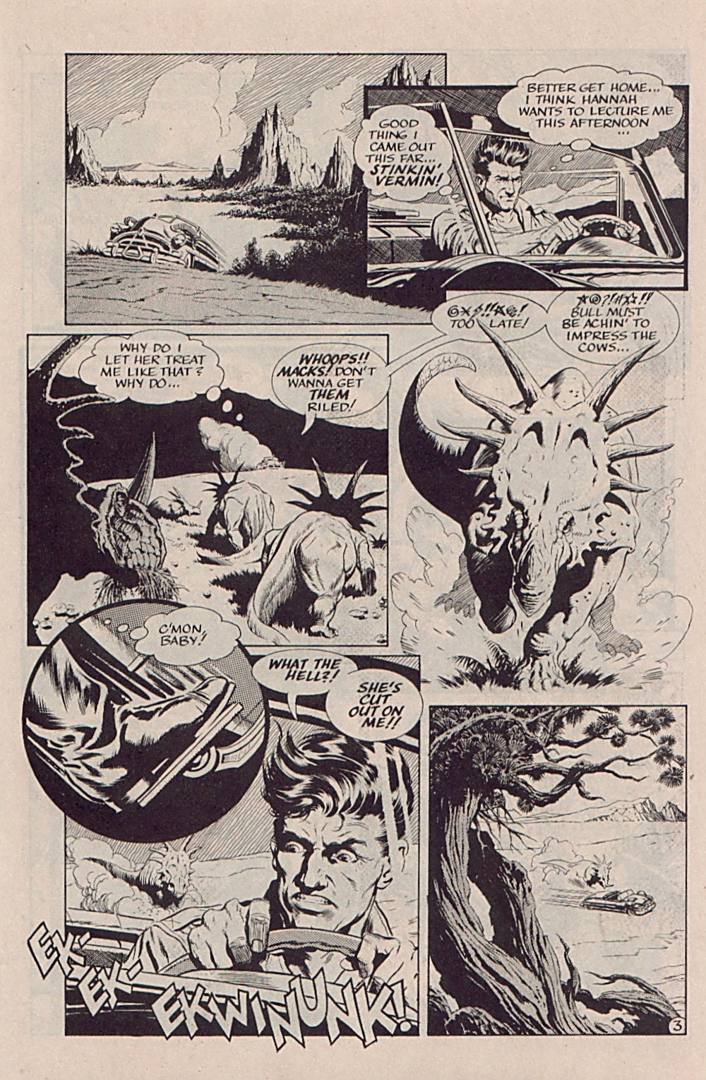 Read online Xenozoic Tales comic -  Issue #9 - 6