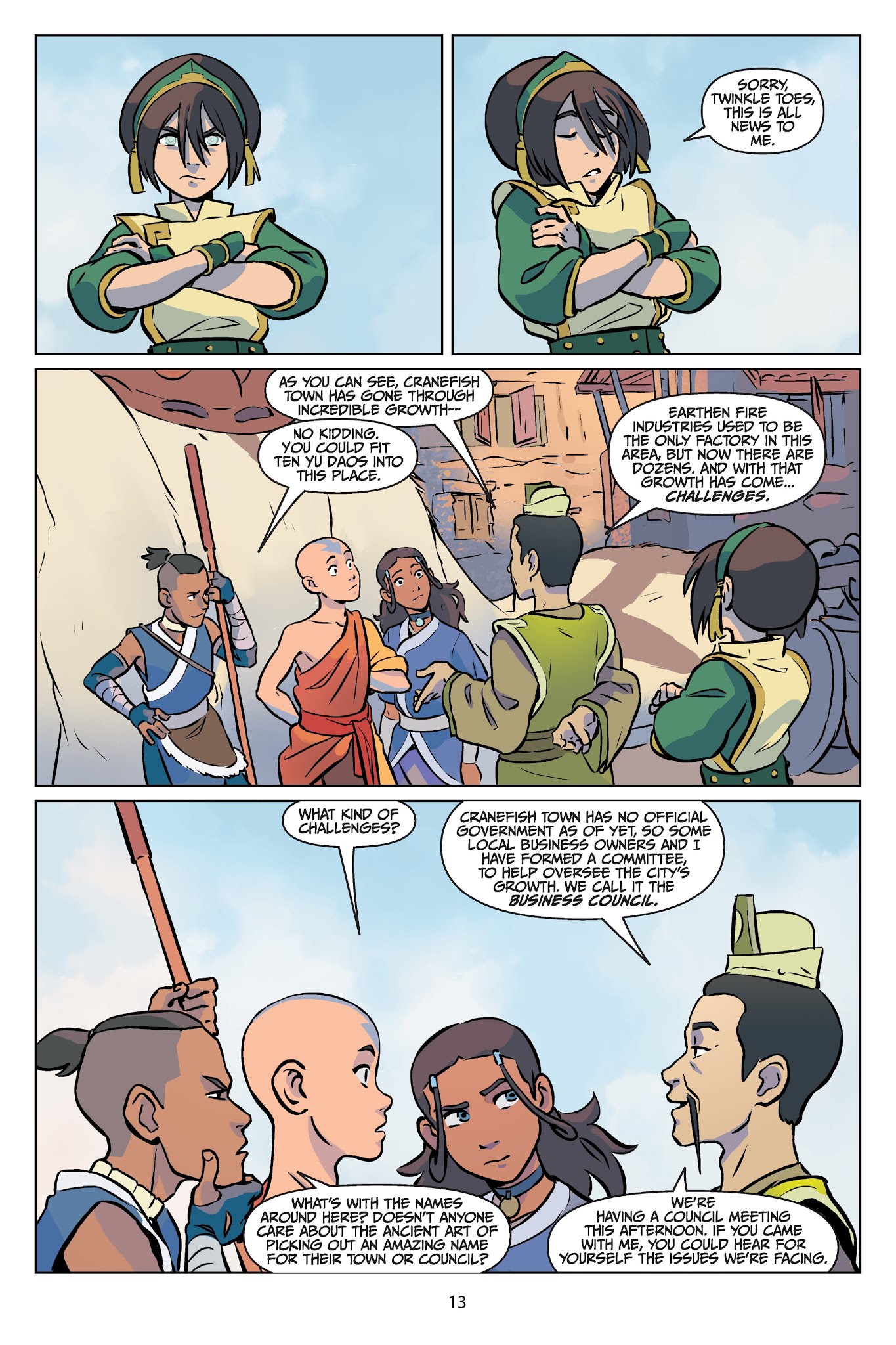 Read online Nickelodeon Avatar: The Last Airbender - Imbalance comic -  Issue # TPB 1 - 14