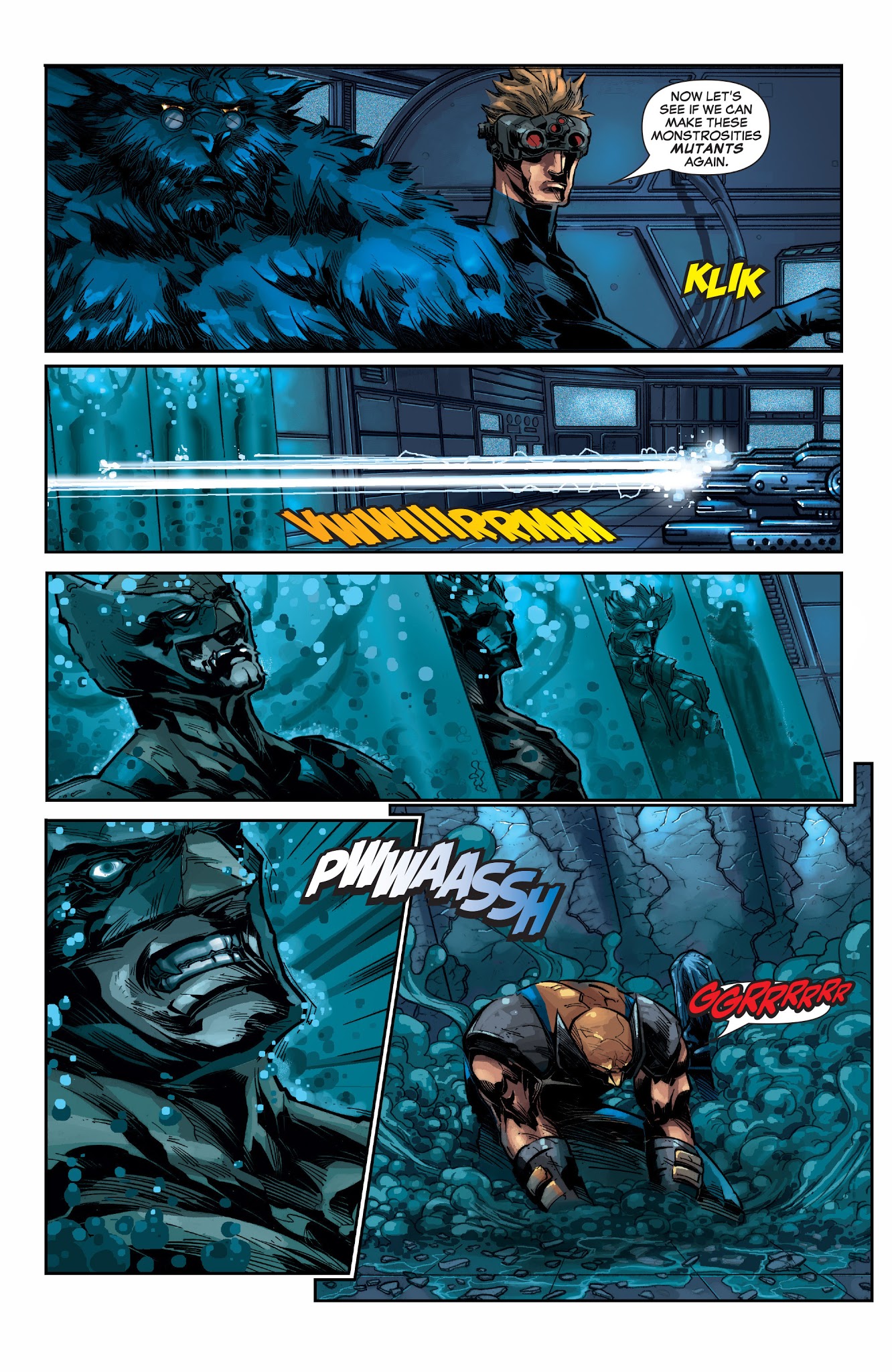 Read online X-Men/Fantastic Four comic -  Issue #5 - 9