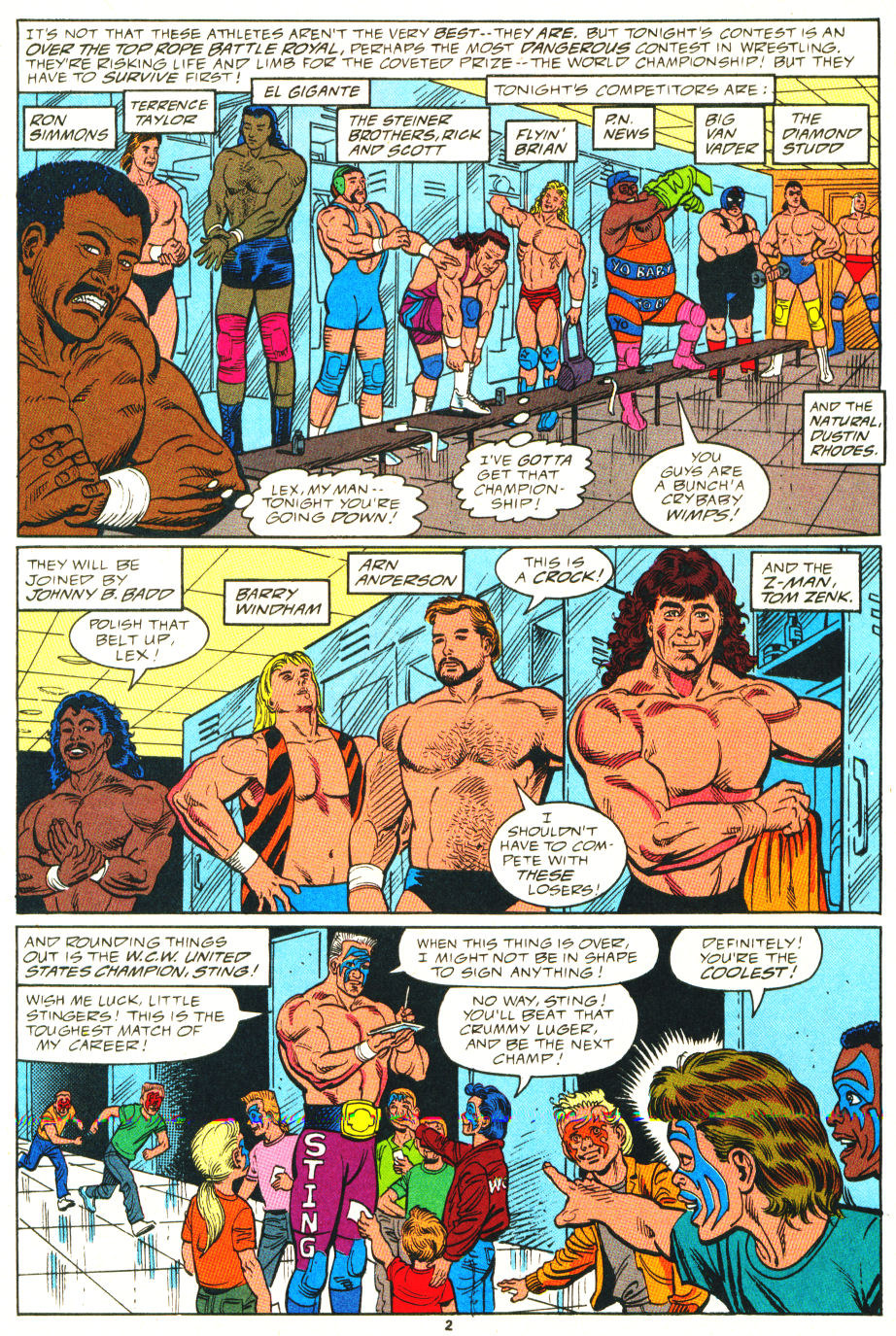 Read online WCW World Championship Wrestling comic -  Issue #1 - 3