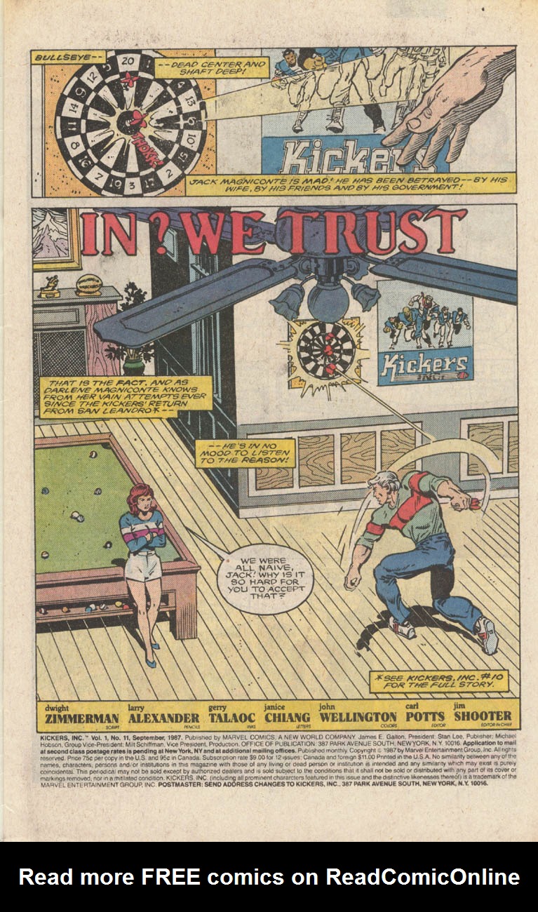 Read online Kickers, Inc. comic -  Issue #11 - 2