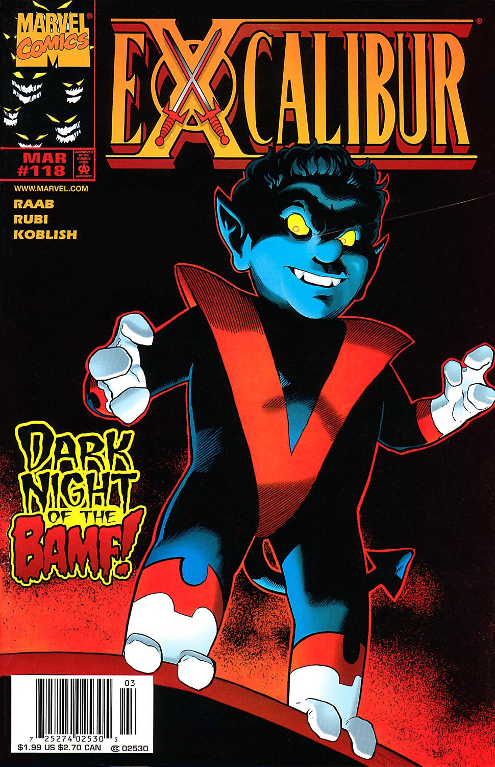 Read online Excalibur (1988) comic -  Issue #118 - 1