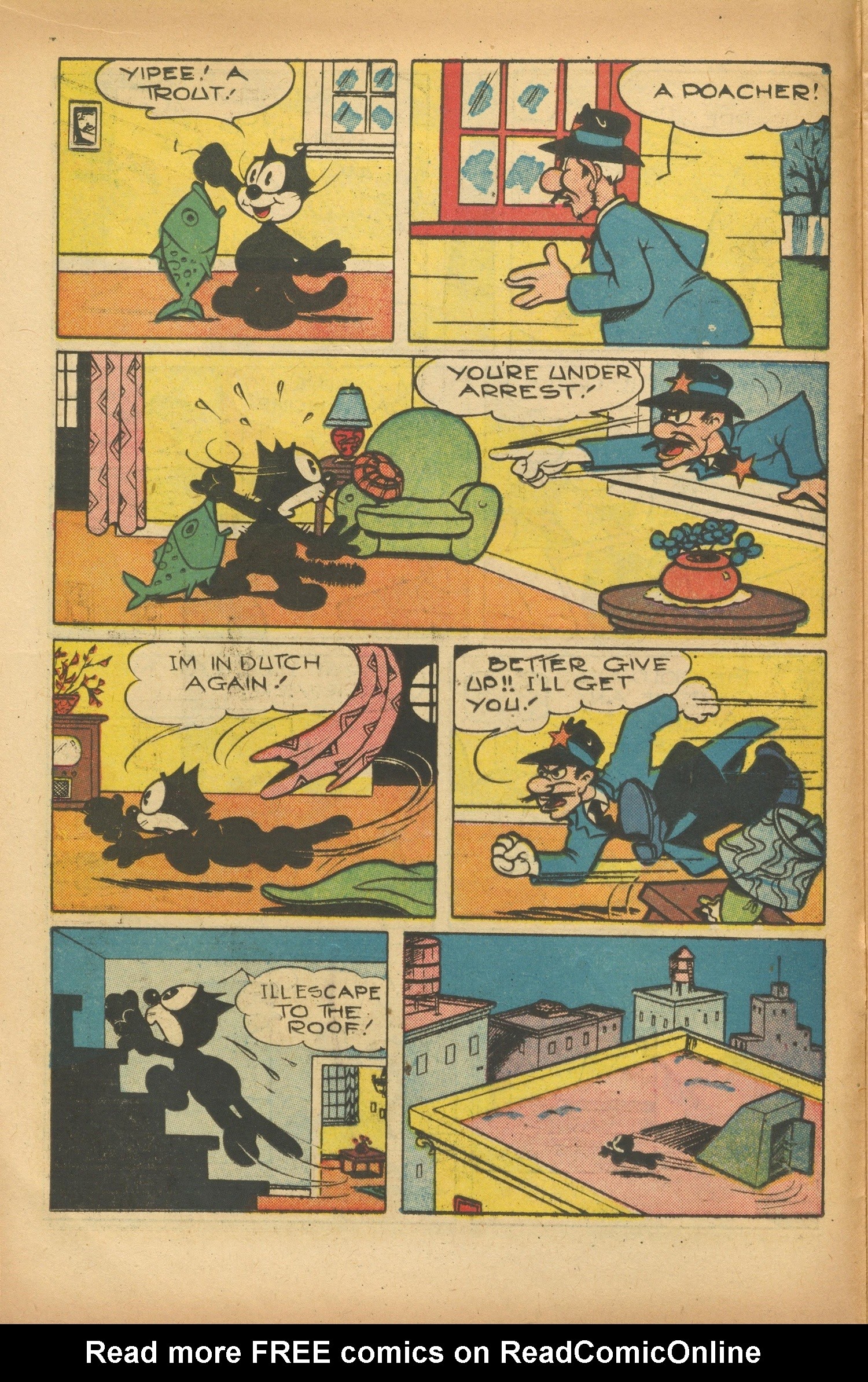 Read online Felix the Cat (1951) comic -  Issue #21 - 16