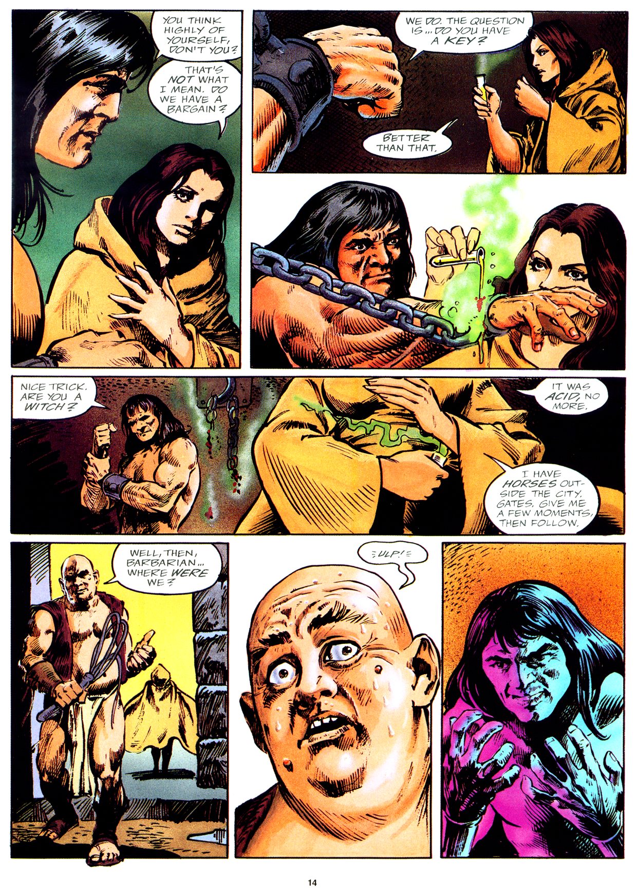 Read online Marvel Graphic Novel comic -  Issue #59 - Conan - The Horn of Azoth - 15