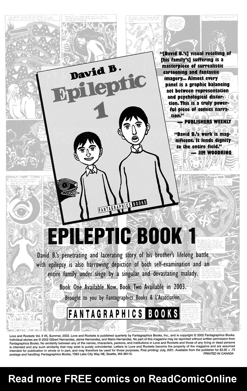 Read online Love and Rockets (2001) comic -  Issue #5 - 33