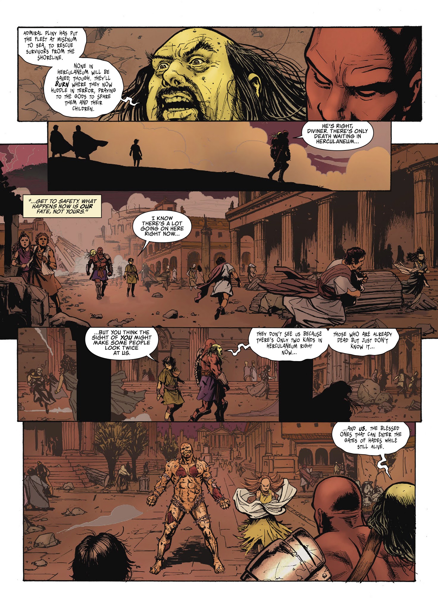 Read online Aquila: The Burning Fields comic -  Issue # TPB - 81