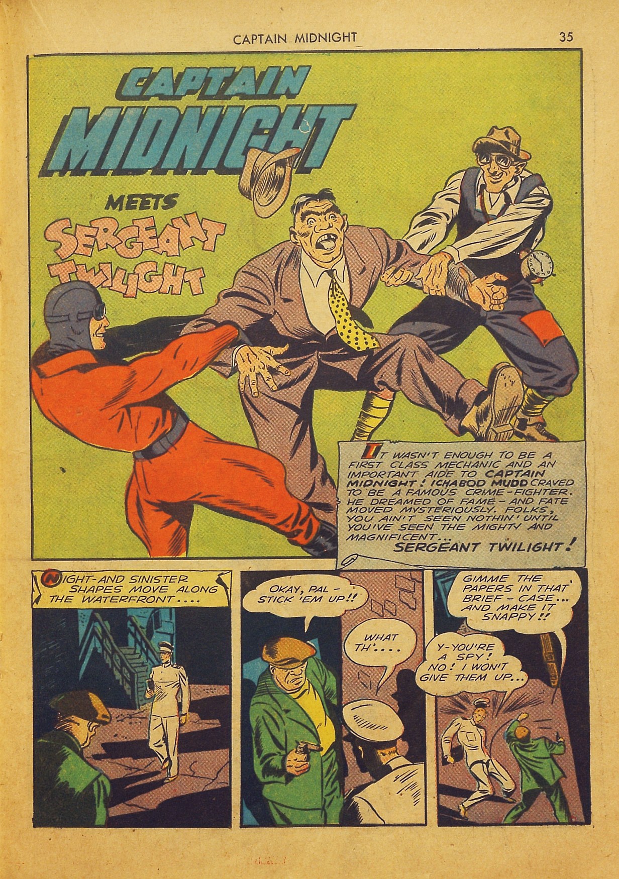 Read online Captain Midnight (1942) comic -  Issue #2 - 34