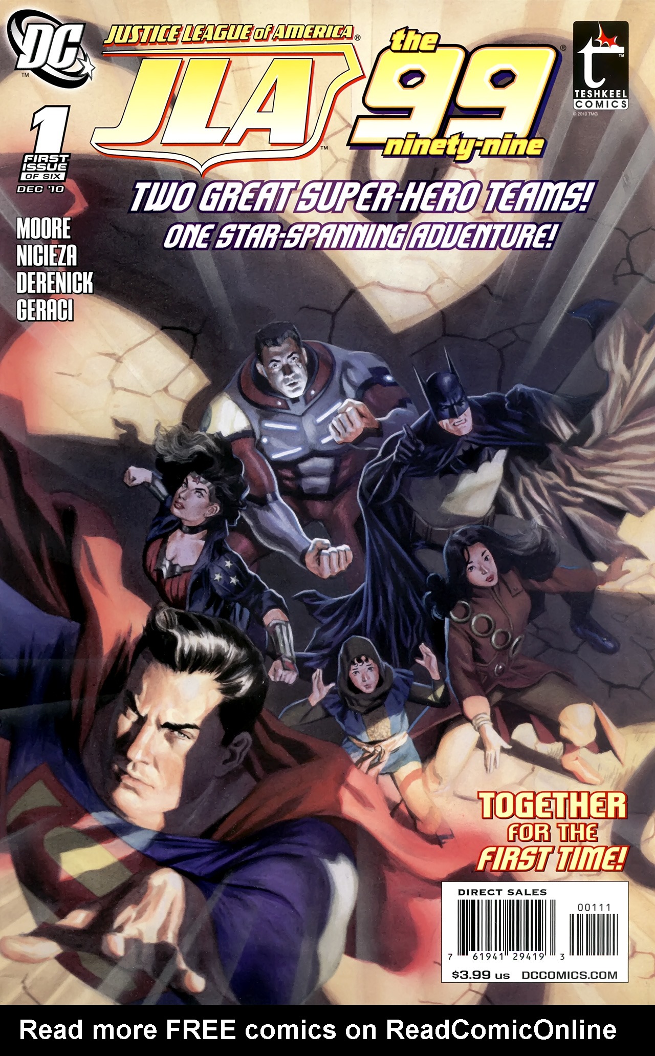 Read online Justice League of America/The 99 comic -  Issue #1 - 1