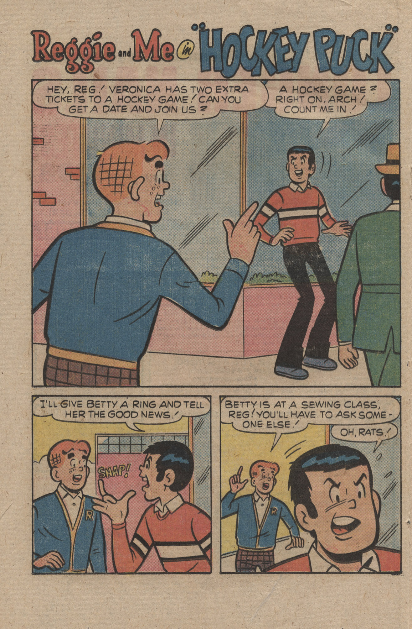 Read online Reggie and Me (1966) comic -  Issue #93 - 20