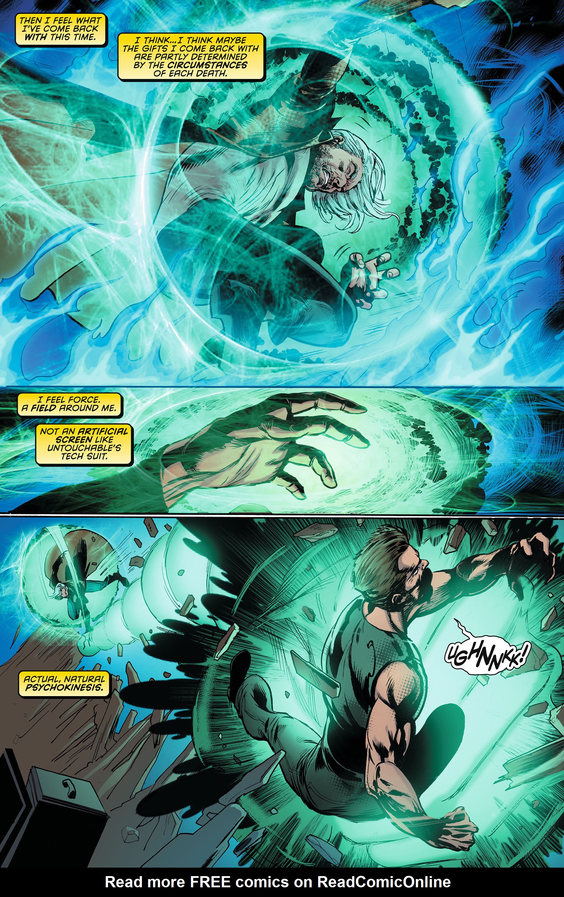 Read online Resurrection Man (2011) comic -  Issue #7 - 16