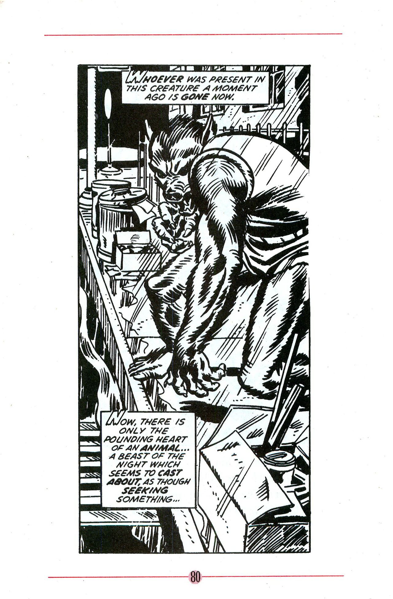 Read online Marvel Chillers: The Mark of the Man-Wolf comic -  Issue # Full - 82