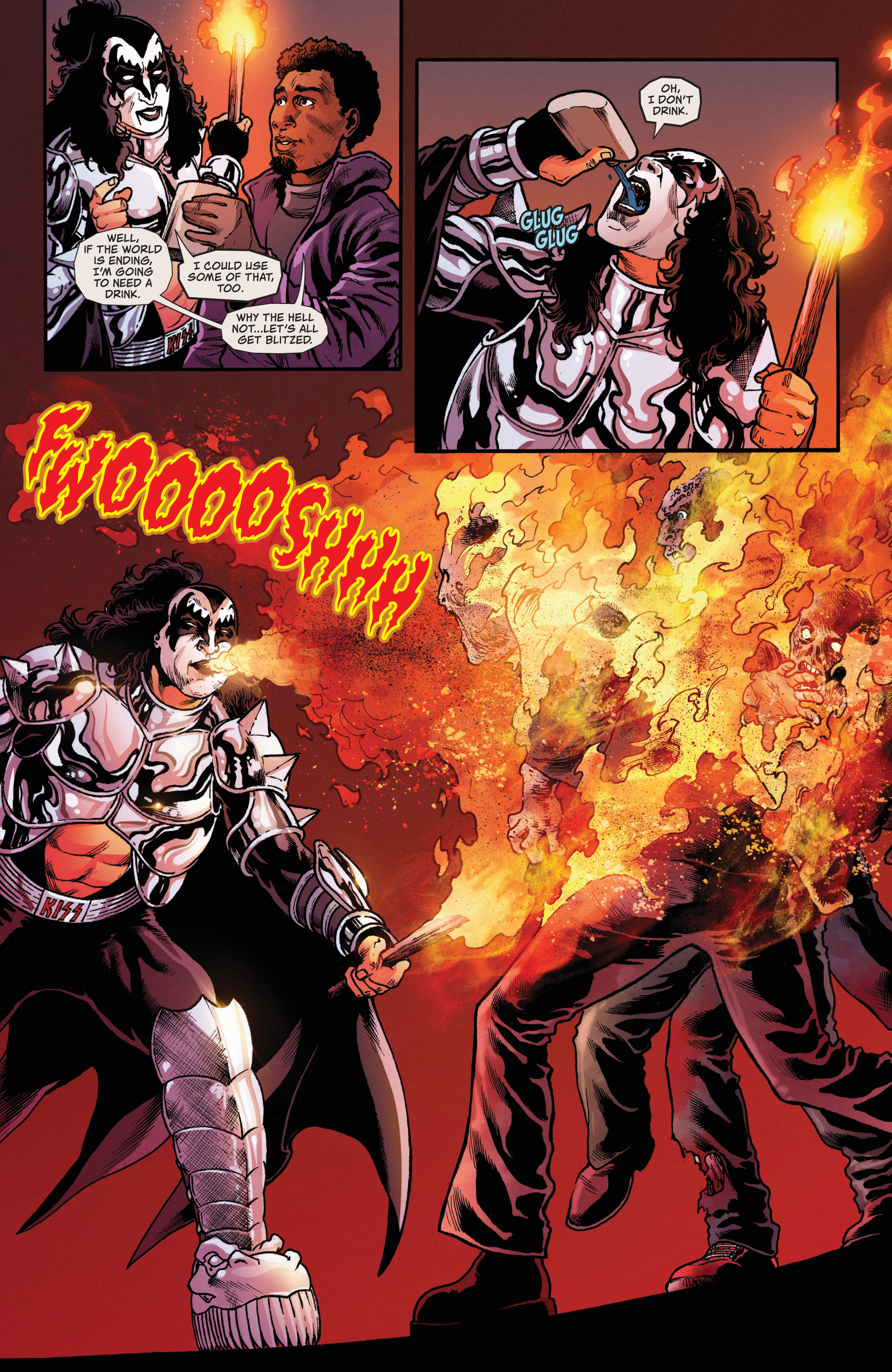 Read online Kiss: Zombies comic -  Issue #5 - 14
