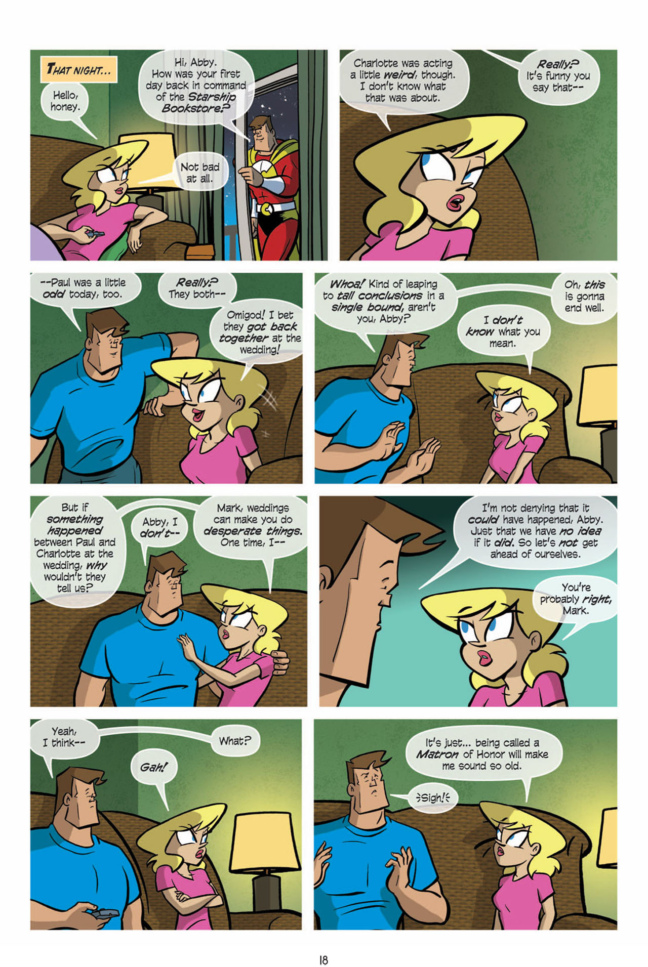 Read online Love and Capes comic -  Issue #13 - 14