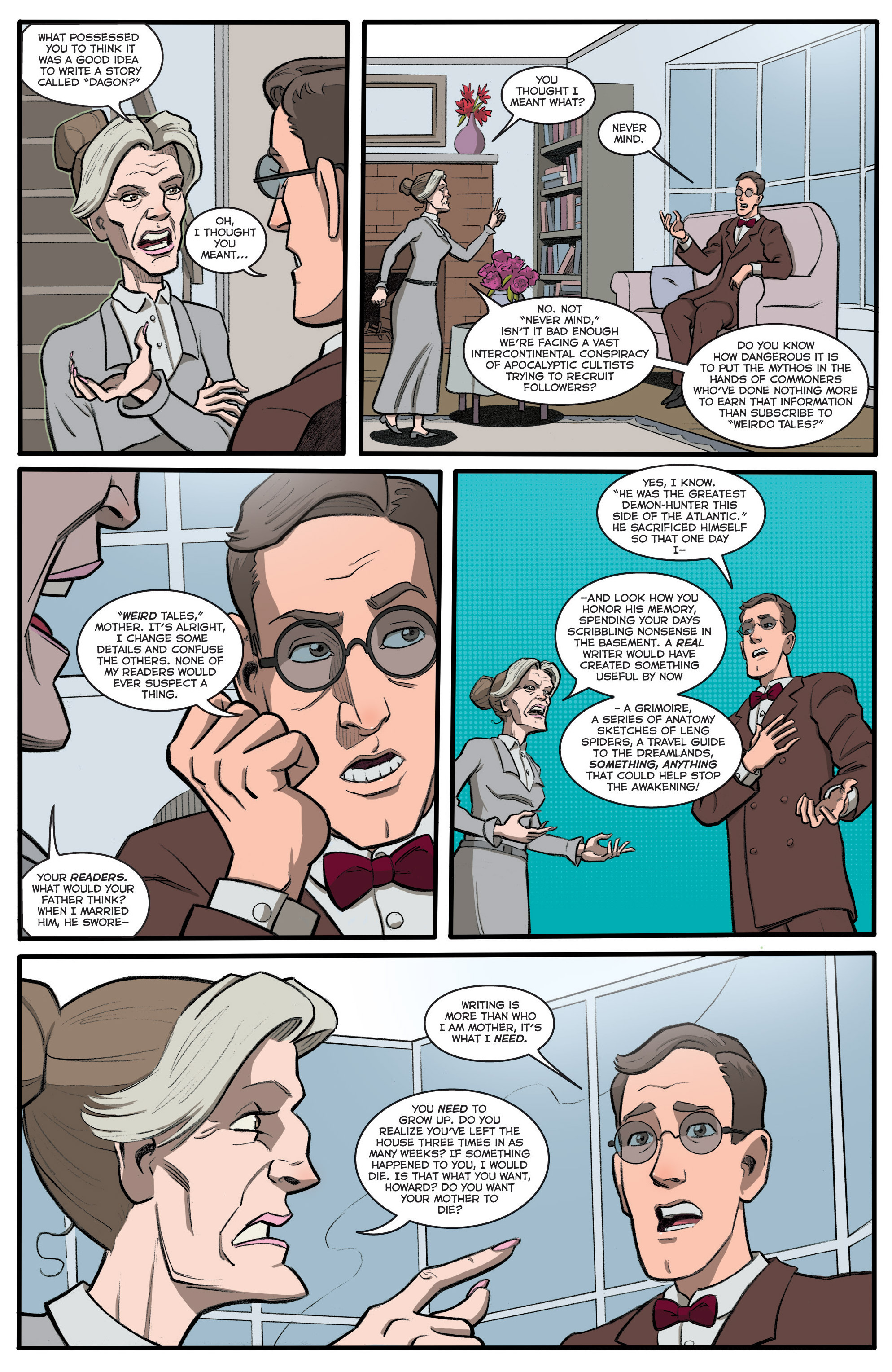 Read online Herald: Lovecraft and Tesla comic -  Issue #7 - 22