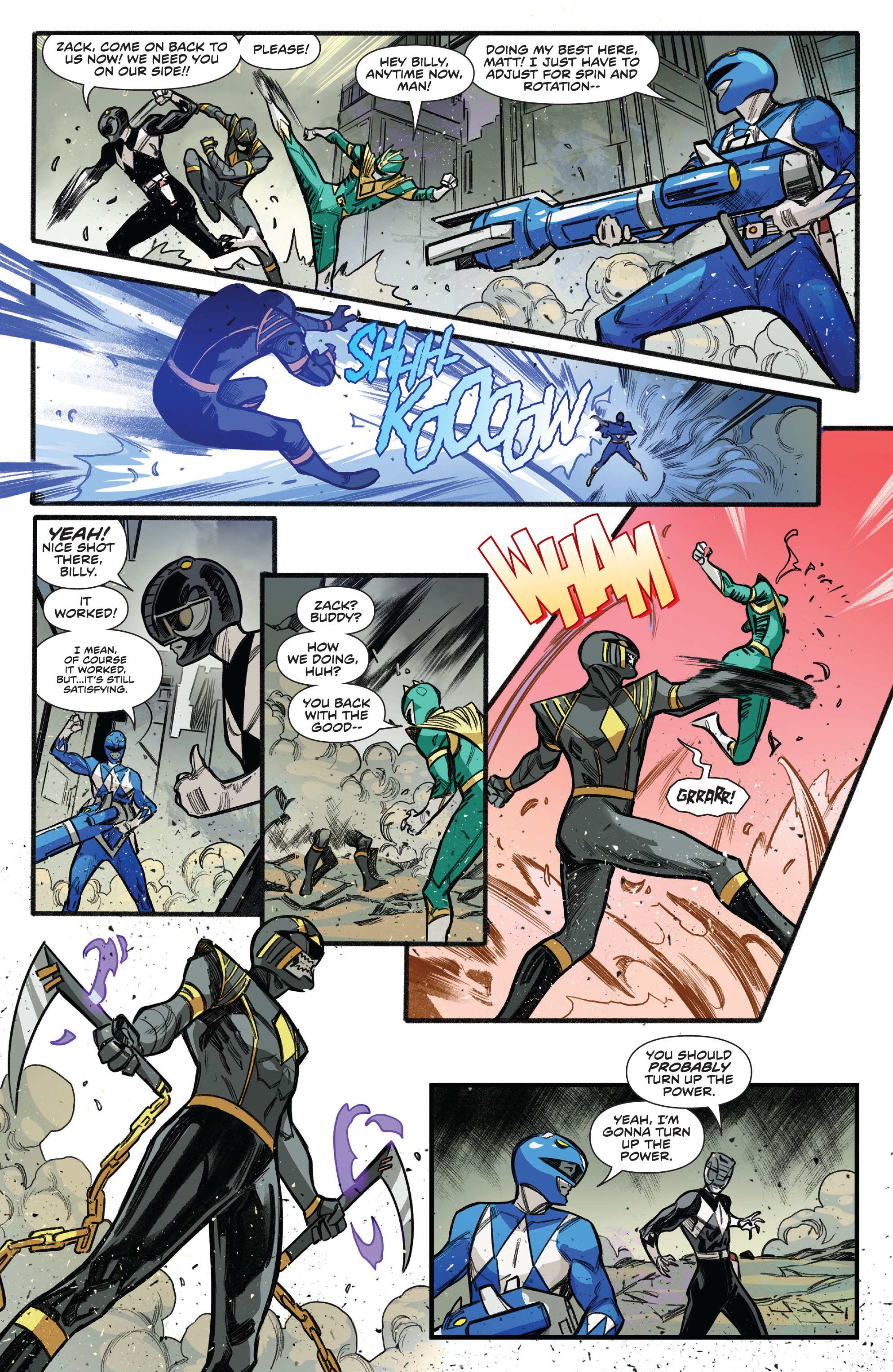 Read online Mighty Morphin Power Rangers (2022) comic -  Issue # Full - 13