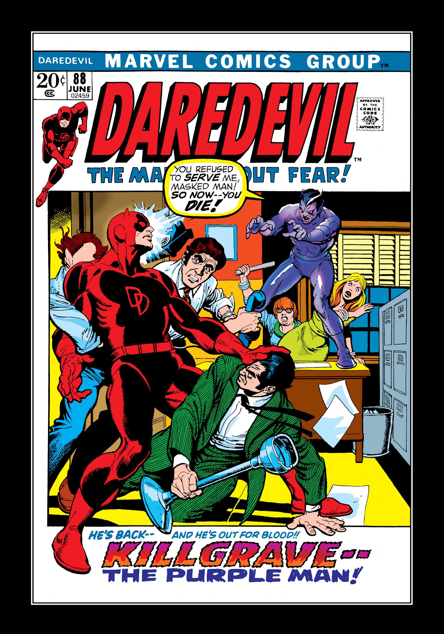 Read online Marvel Masterworks: Daredevil comic -  Issue # TPB 9 (Part 1) - 73