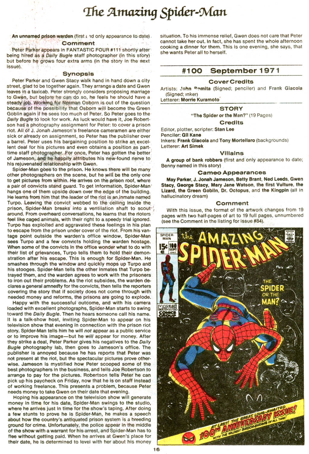Read online The Official Marvel Index to The Amazing Spider-Man comic -  Issue #4 - 18