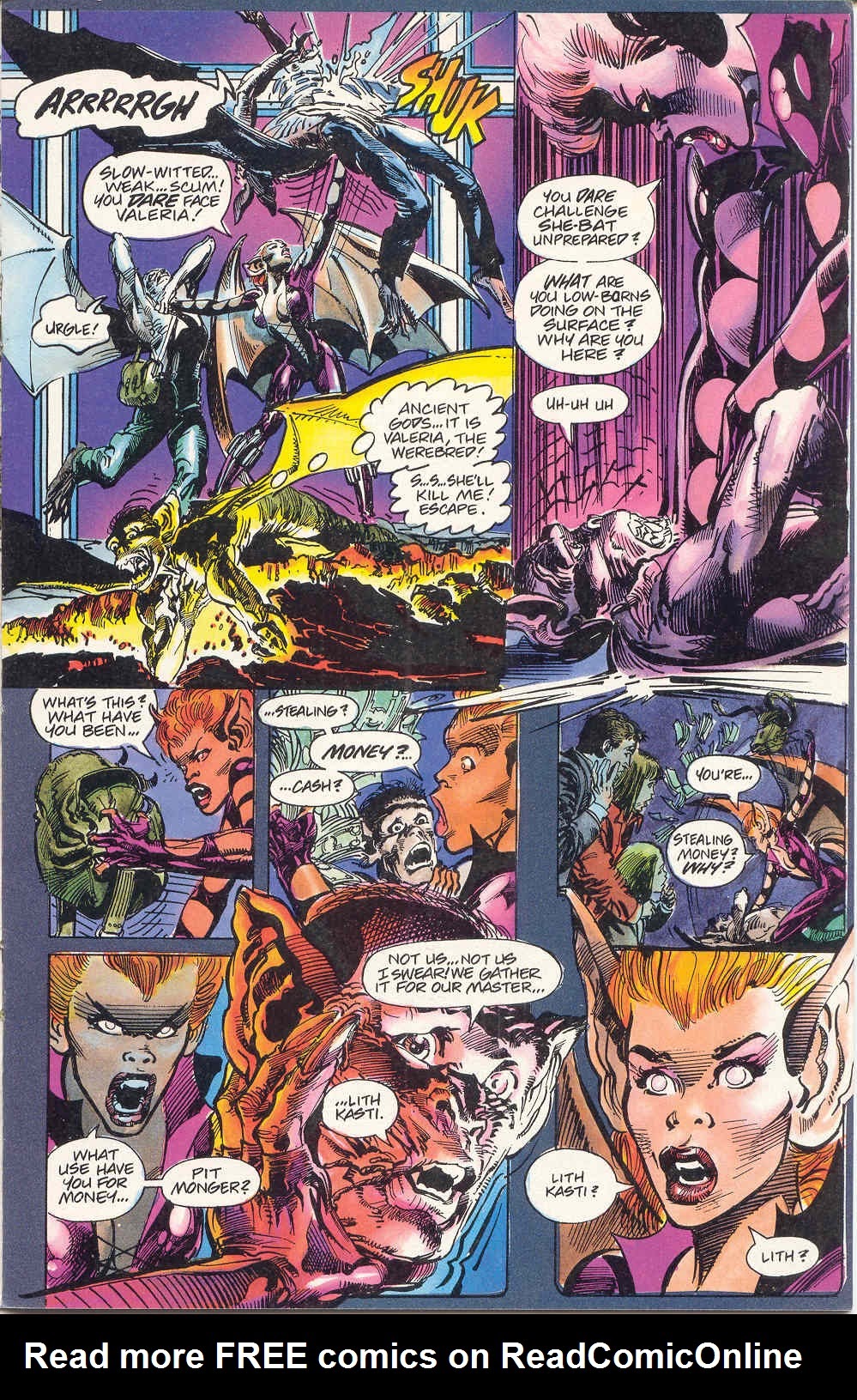 Read online Valeria, The She-Bat (1995) comic -  Issue #1 - 11