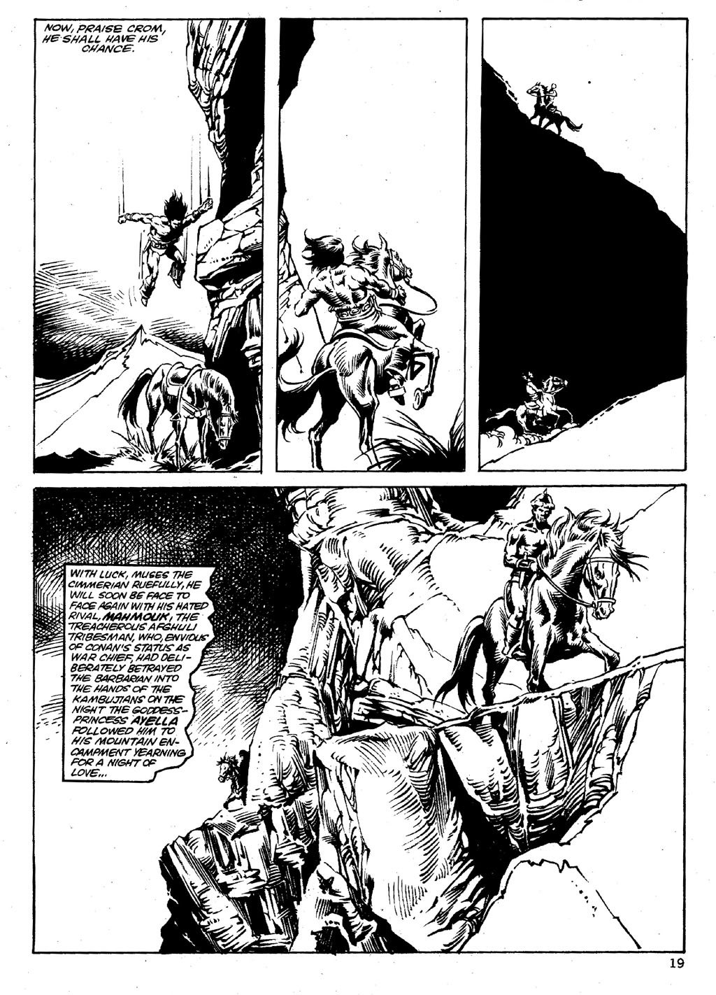 Read online The Savage Sword Of Conan comic -  Issue #85 - 19