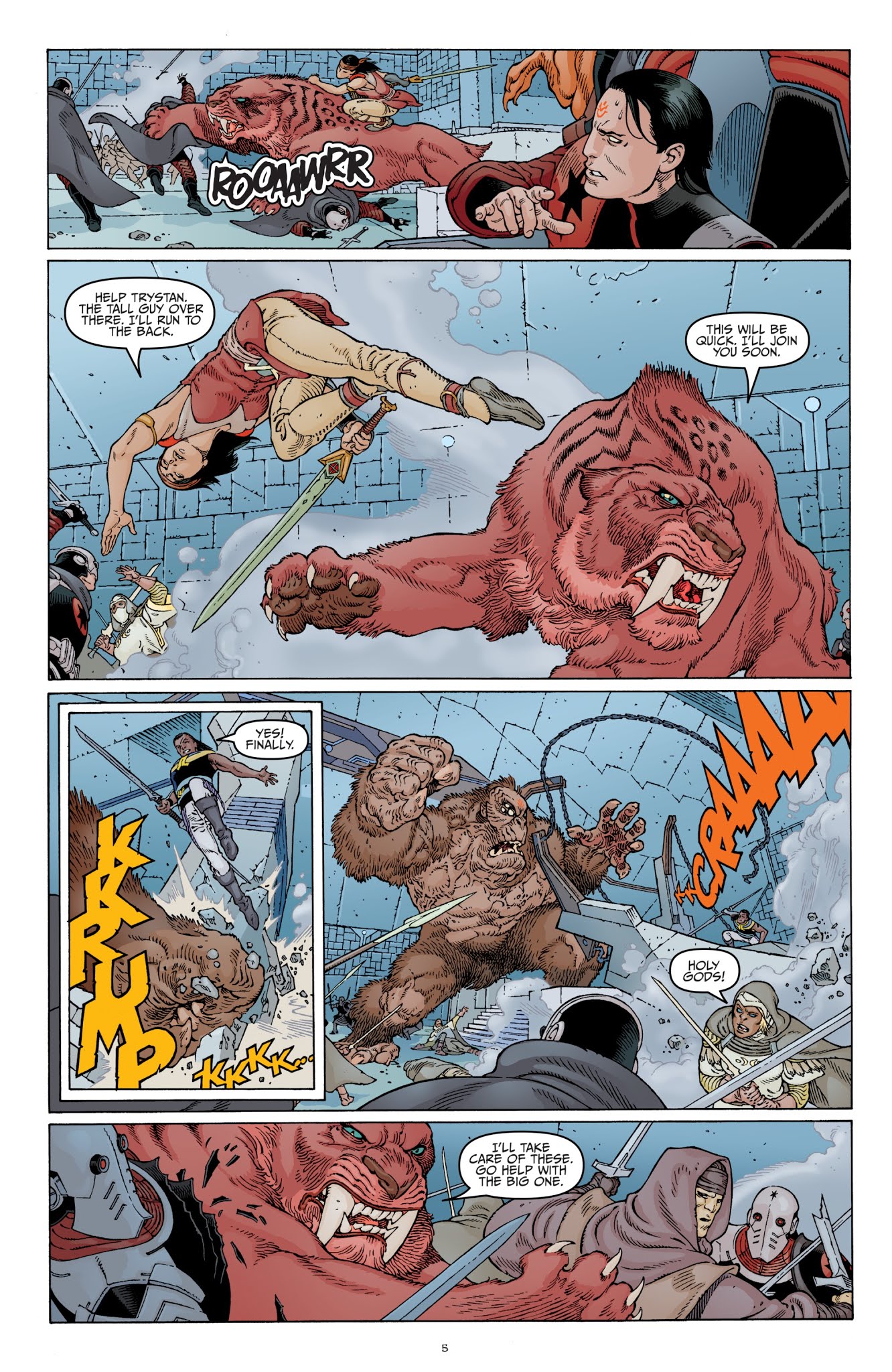 Read online Sword of Ages comic -  Issue #5 - 6