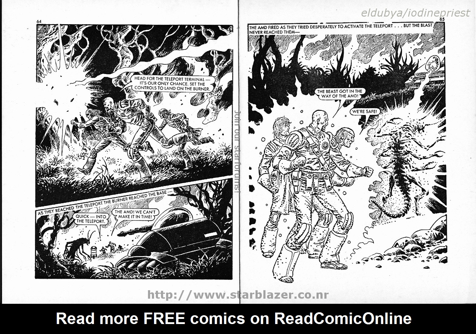 Read online Starblazer comic -  Issue #144 - 34