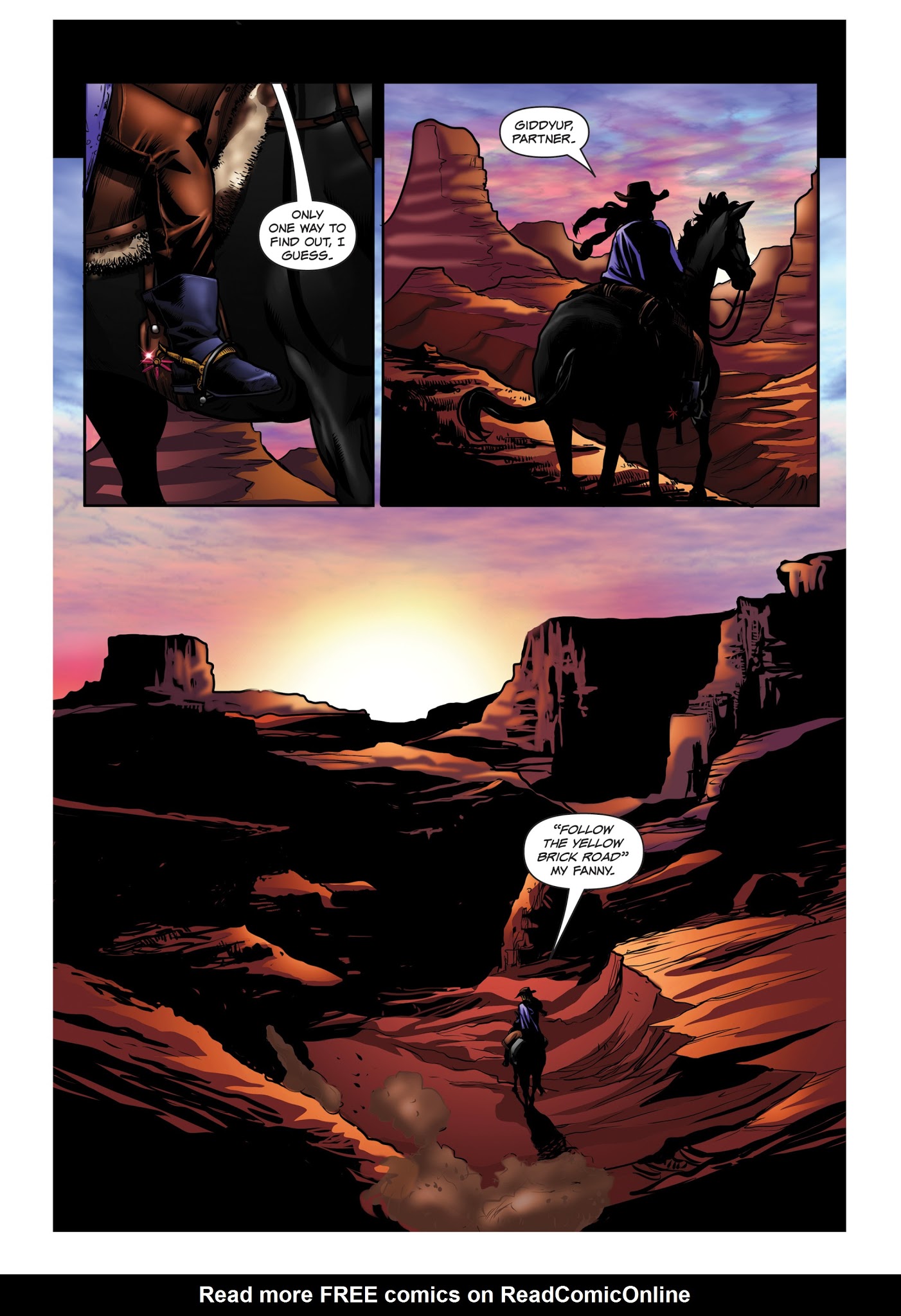 Read online Legend of Oz: The Wicked West (2015) comic -  Issue #1 - 6