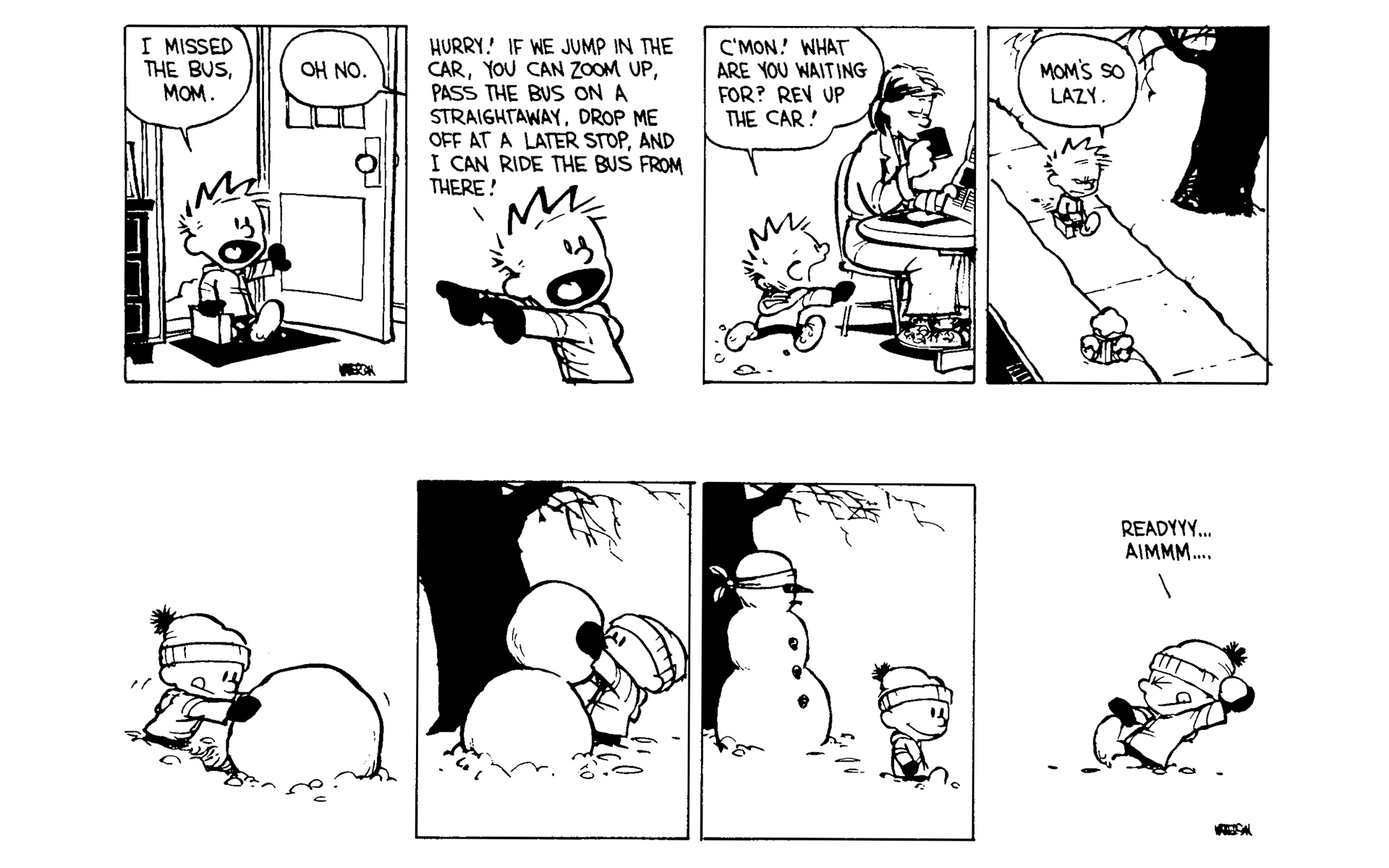 Read online Calvin and Hobbes comic -  Issue #6 - 92