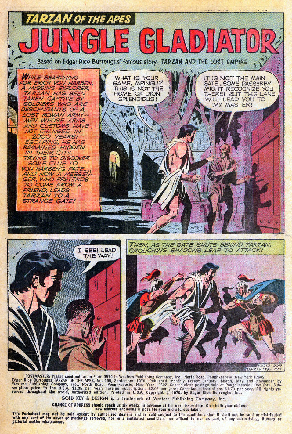 Read online Tarzan (1962) comic -  Issue #196 - 3
