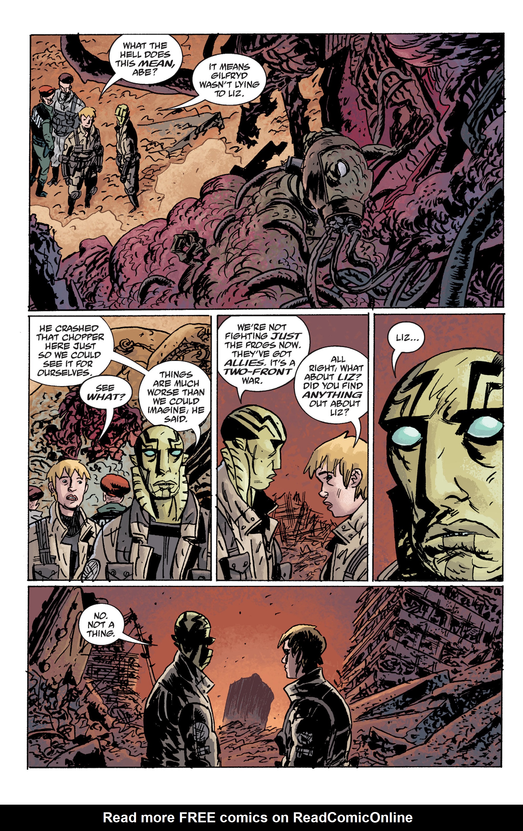 Read online B.P.R.D. (2003) comic -  Issue # TPB 10 - 126