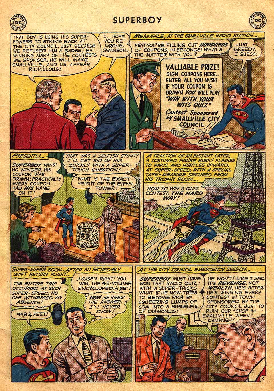 Read online Superboy (1949) comic -  Issue #79 - 6
