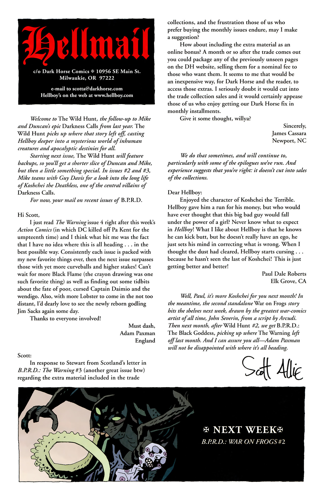 Read online Hellboy: The Wild Hunt comic -  Issue #1 - 28