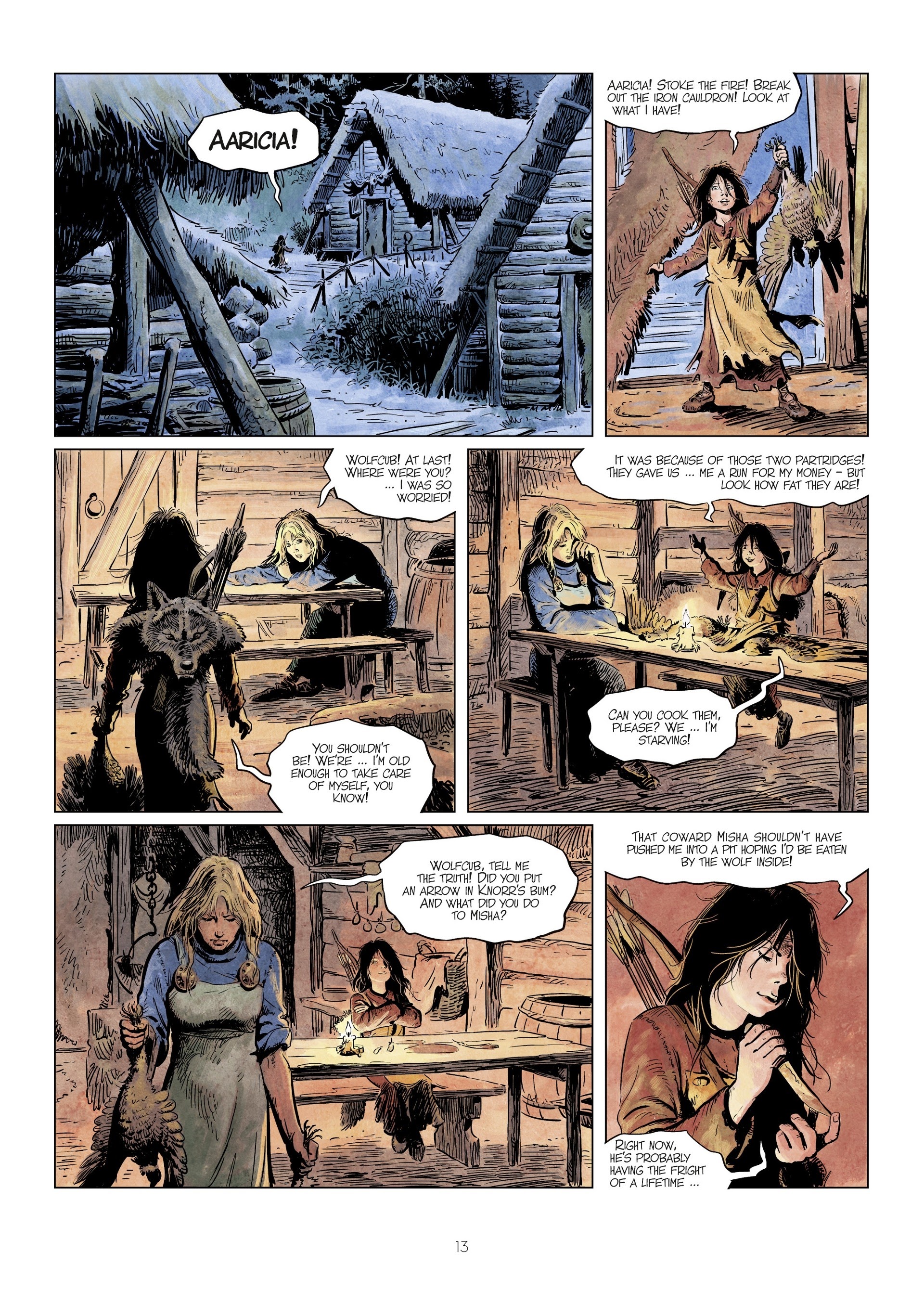 Read online The World of Thorgal: Wolfcub comic -  Issue #4 - 15