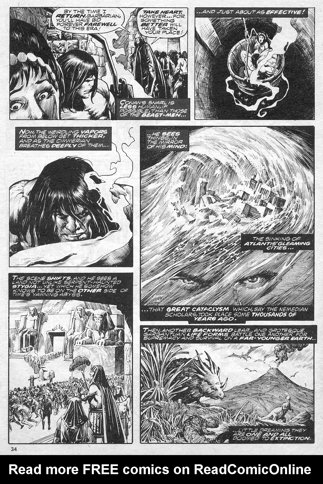 Read online The Savage Sword Of Conan comic -  Issue #7 - 34