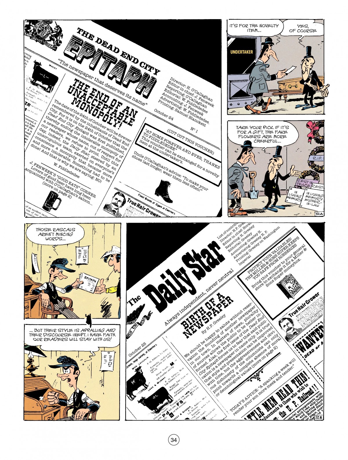 Read online A Lucky Luke Adventure comic -  Issue #41 - 34