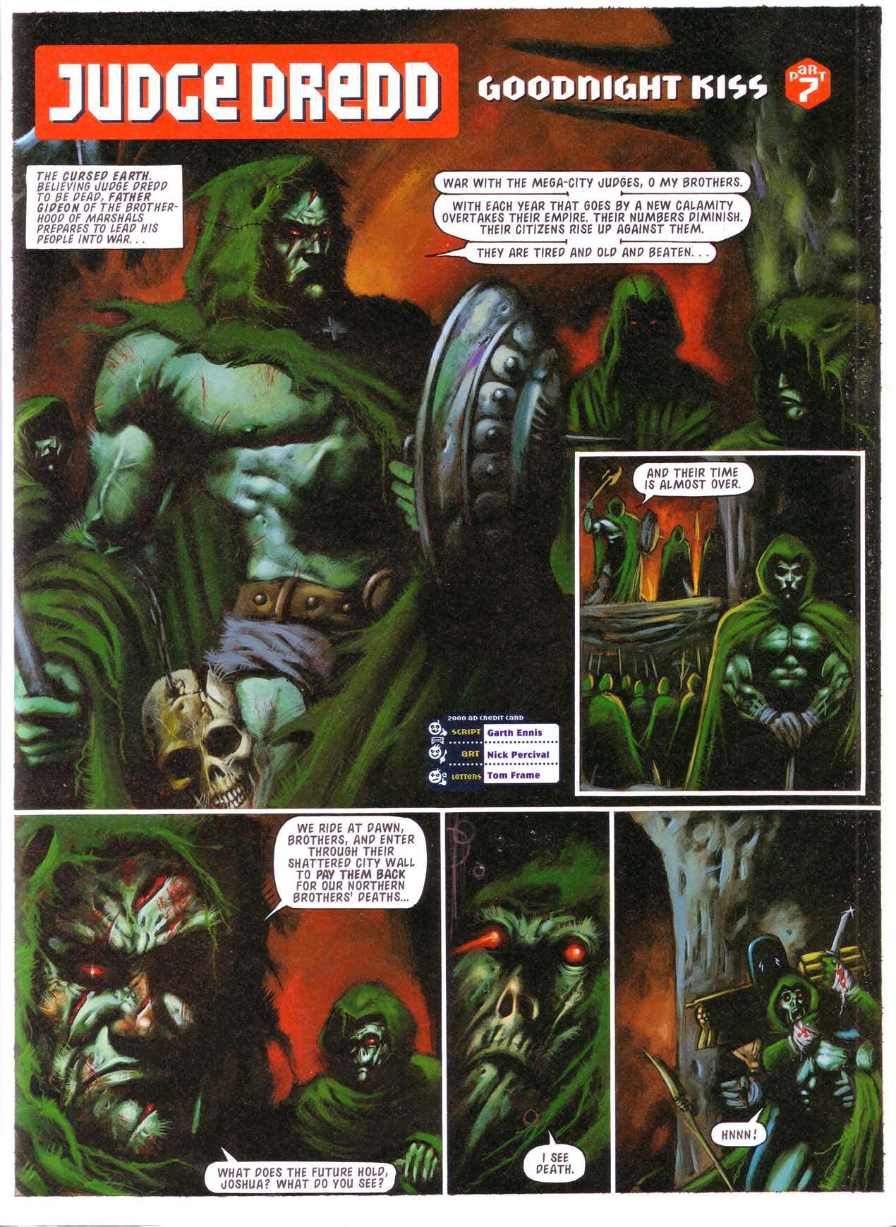 Read online Judge Dredd: Goodnight Kiss comic -  Issue # TPB - 75