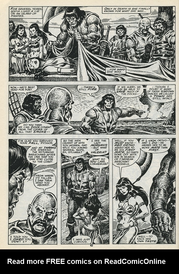 Read online The Savage Sword Of Conan comic -  Issue #199 - 44