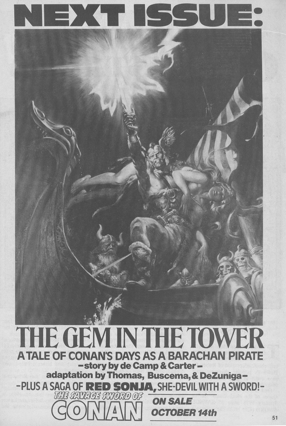 Read online The Savage Sword Of Conan comic -  Issue #44 - 51