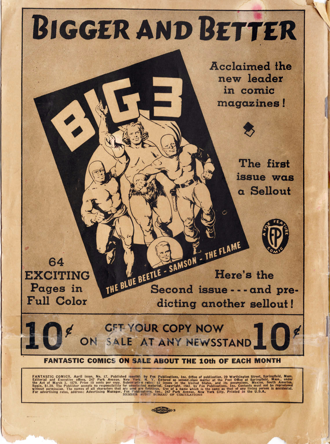 Read online Fantastic Comics comic -  Issue #17 - 2