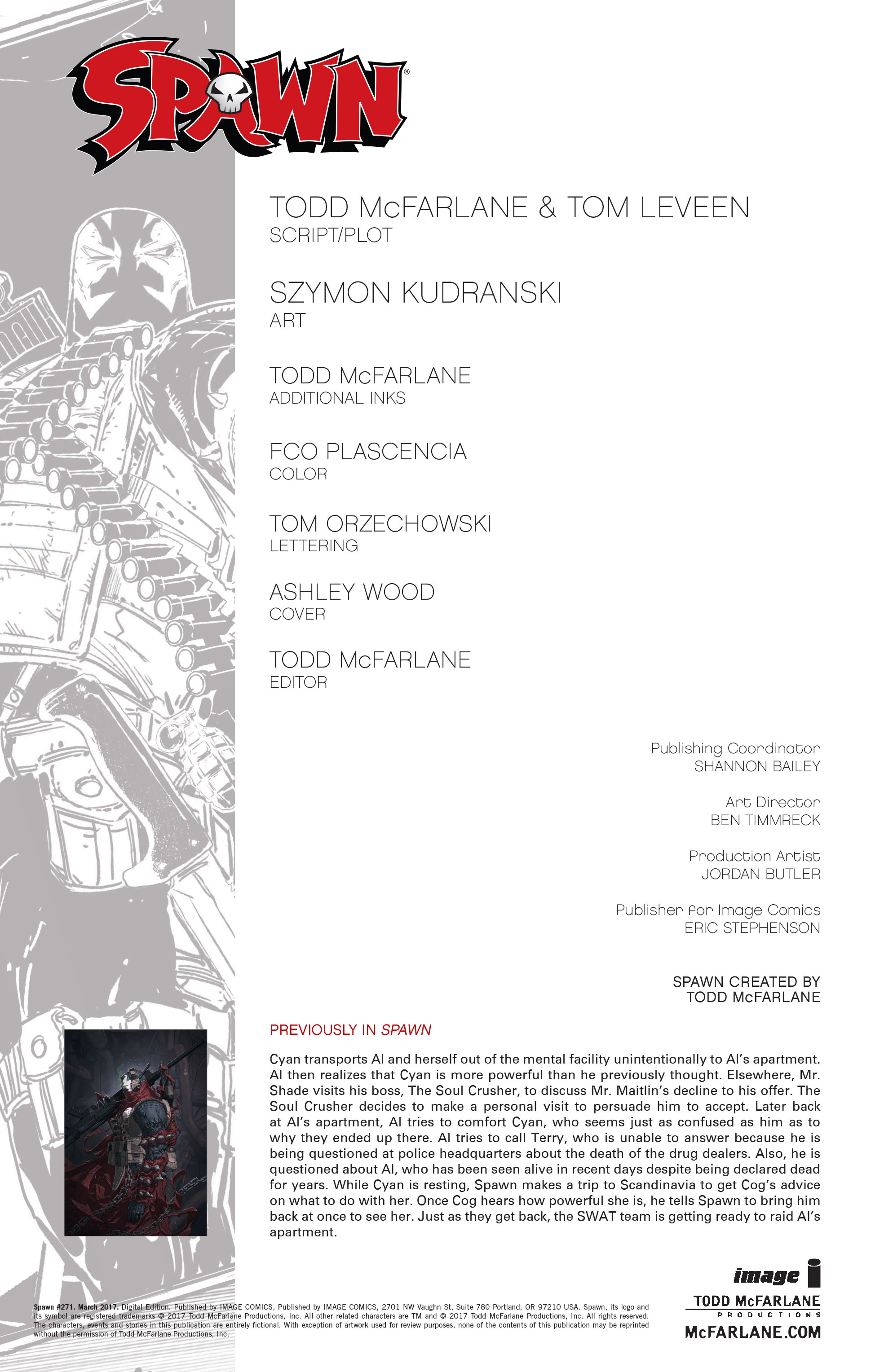 Read online Spawn comic -  Issue #271 - 2