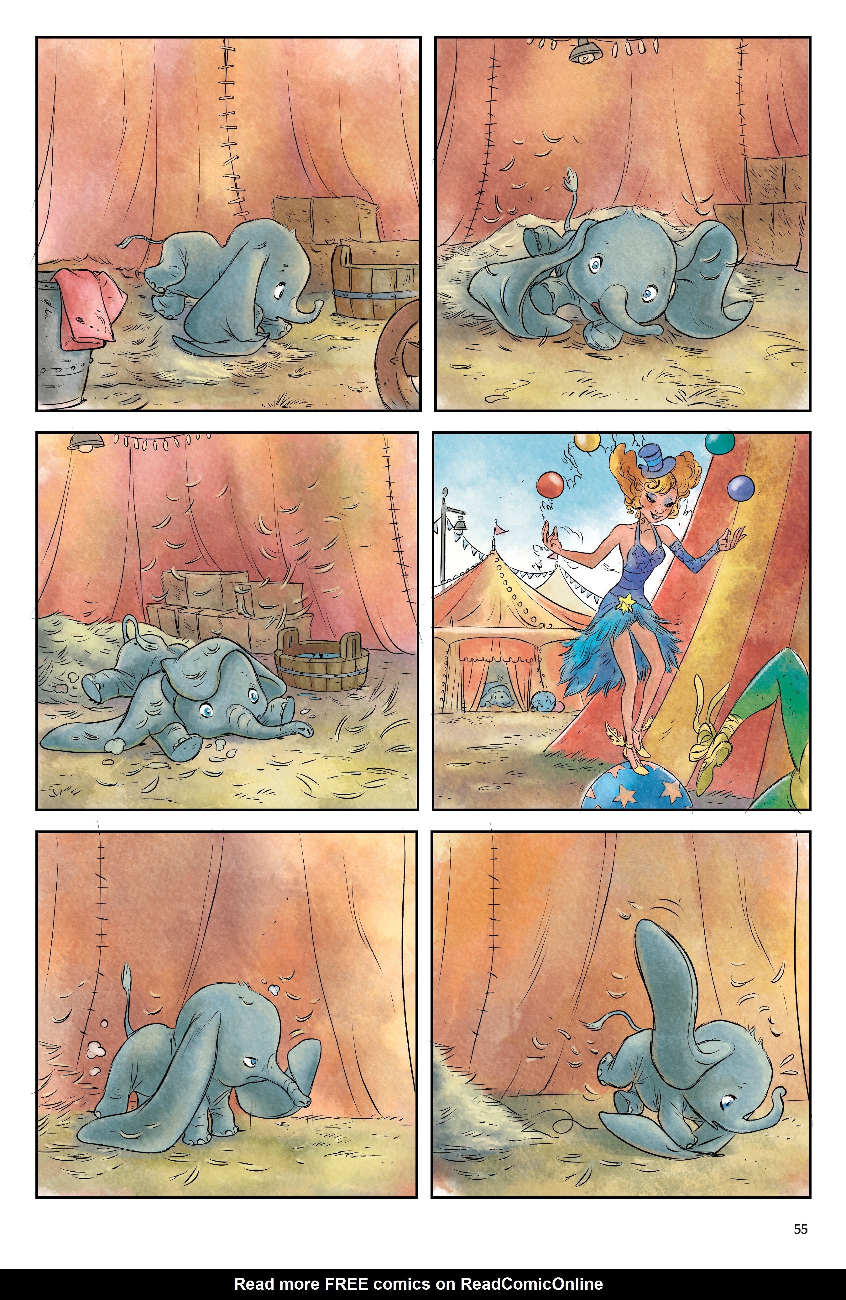 Read online Disney Dumbo: Friends in High Places comic -  Issue # Full - 56
