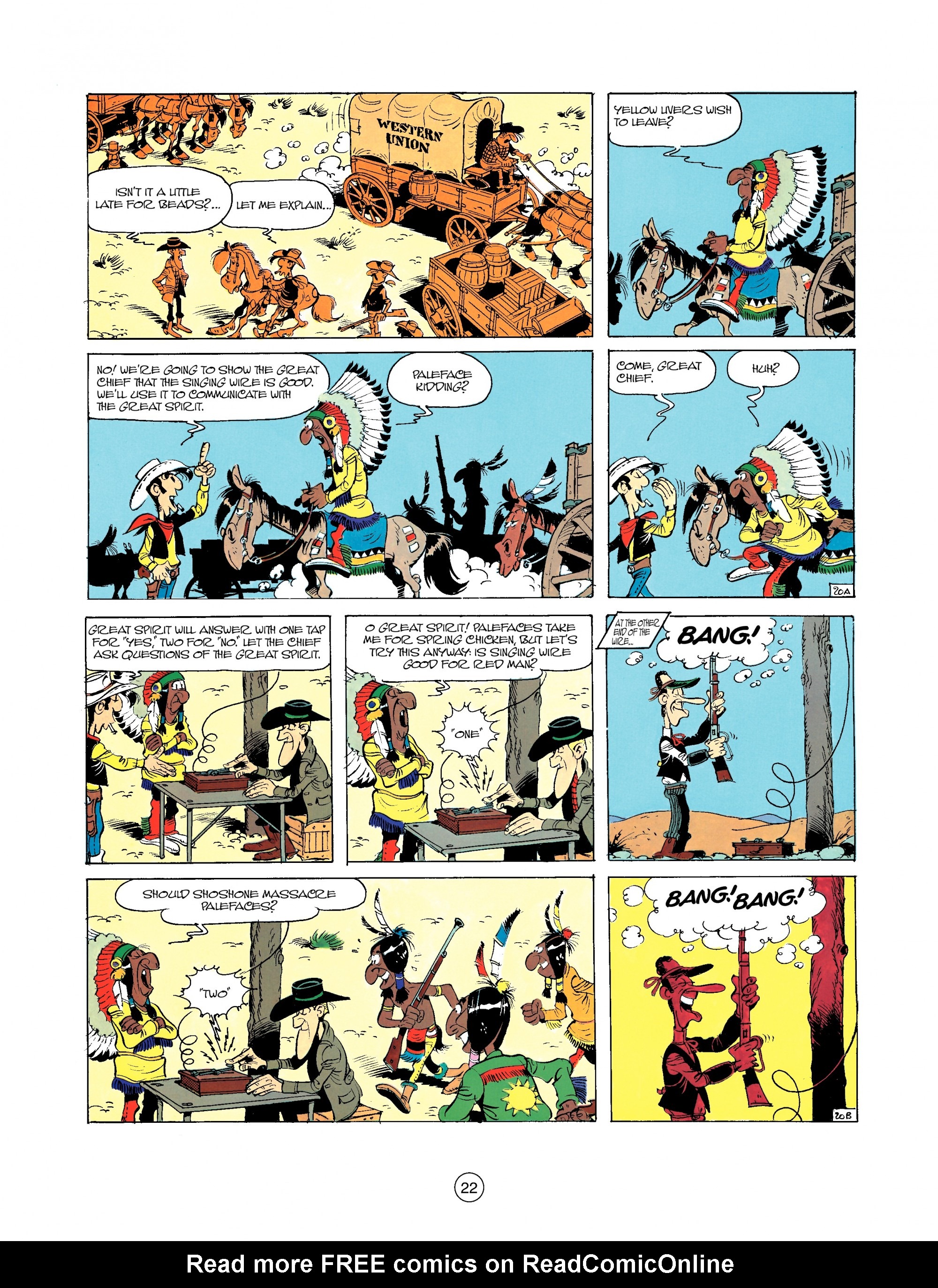 Read online A Lucky Luke Adventure comic -  Issue #35 - 22