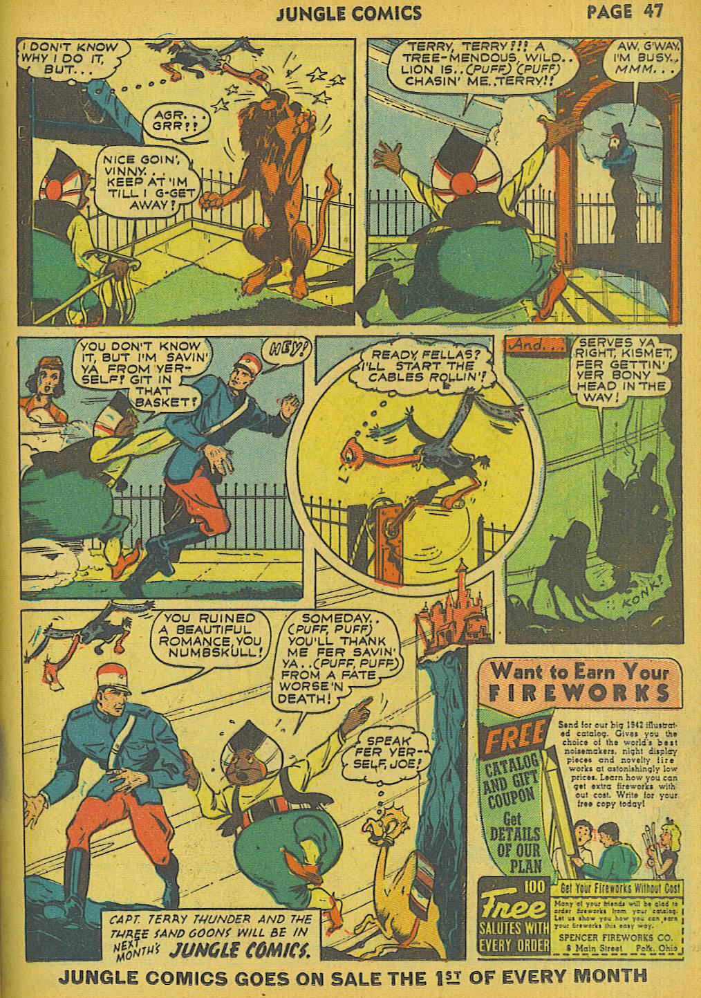 Read online Jungle Comics comic -  Issue #30 - 51