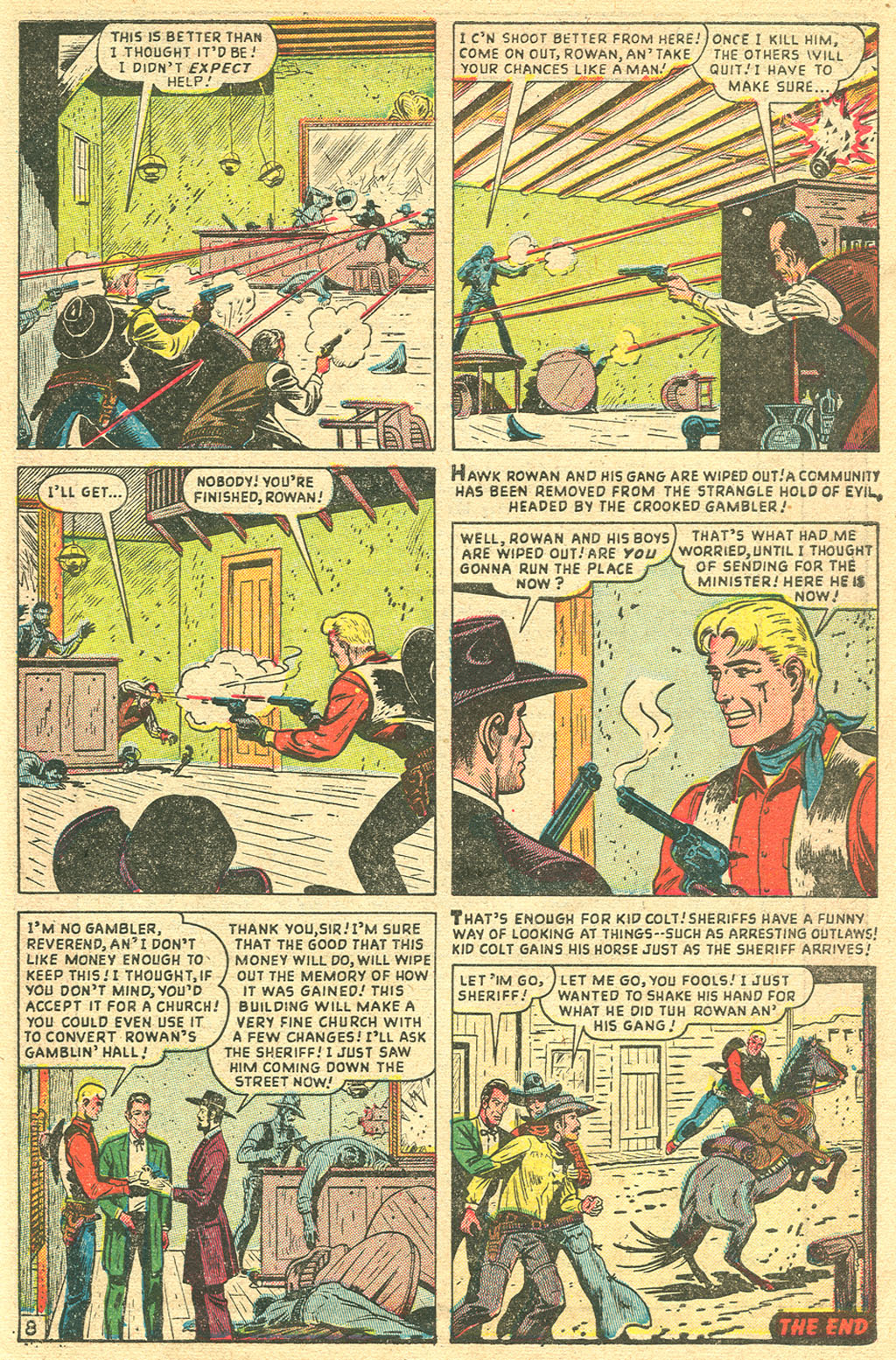 Read online Kid Colt Outlaw comic -  Issue #5 - 31